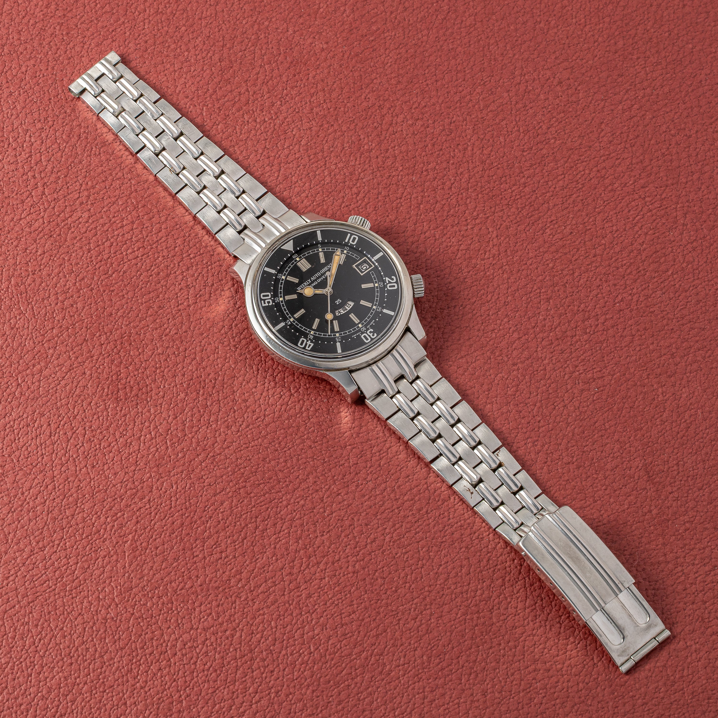 オリエント ウィークリーオートオリエント キングダイバー タコ針 ブレス付き