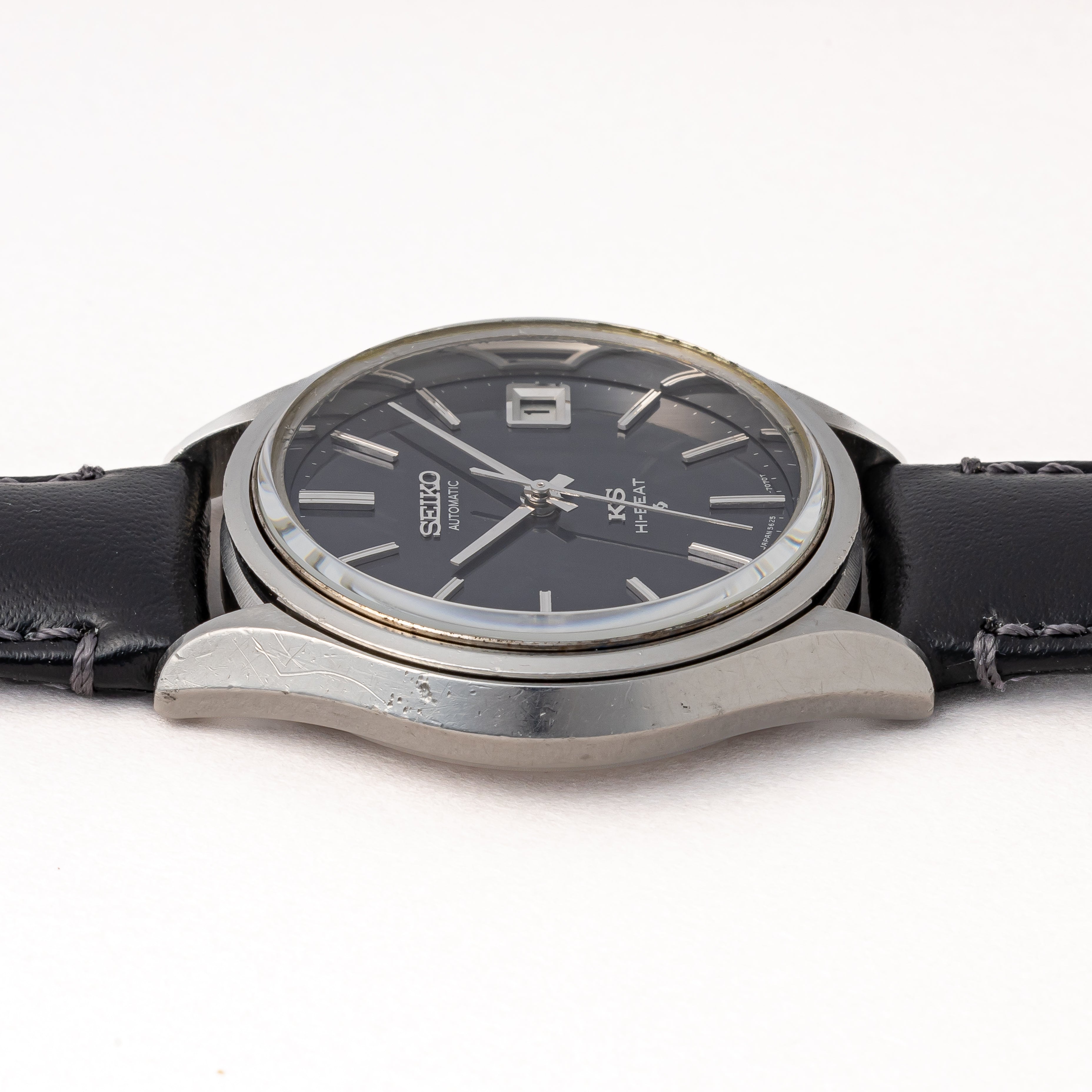 キングセイコー ハイビート 1972年製 Ref.5625-7120 ワンピースケース ブルーダイヤル