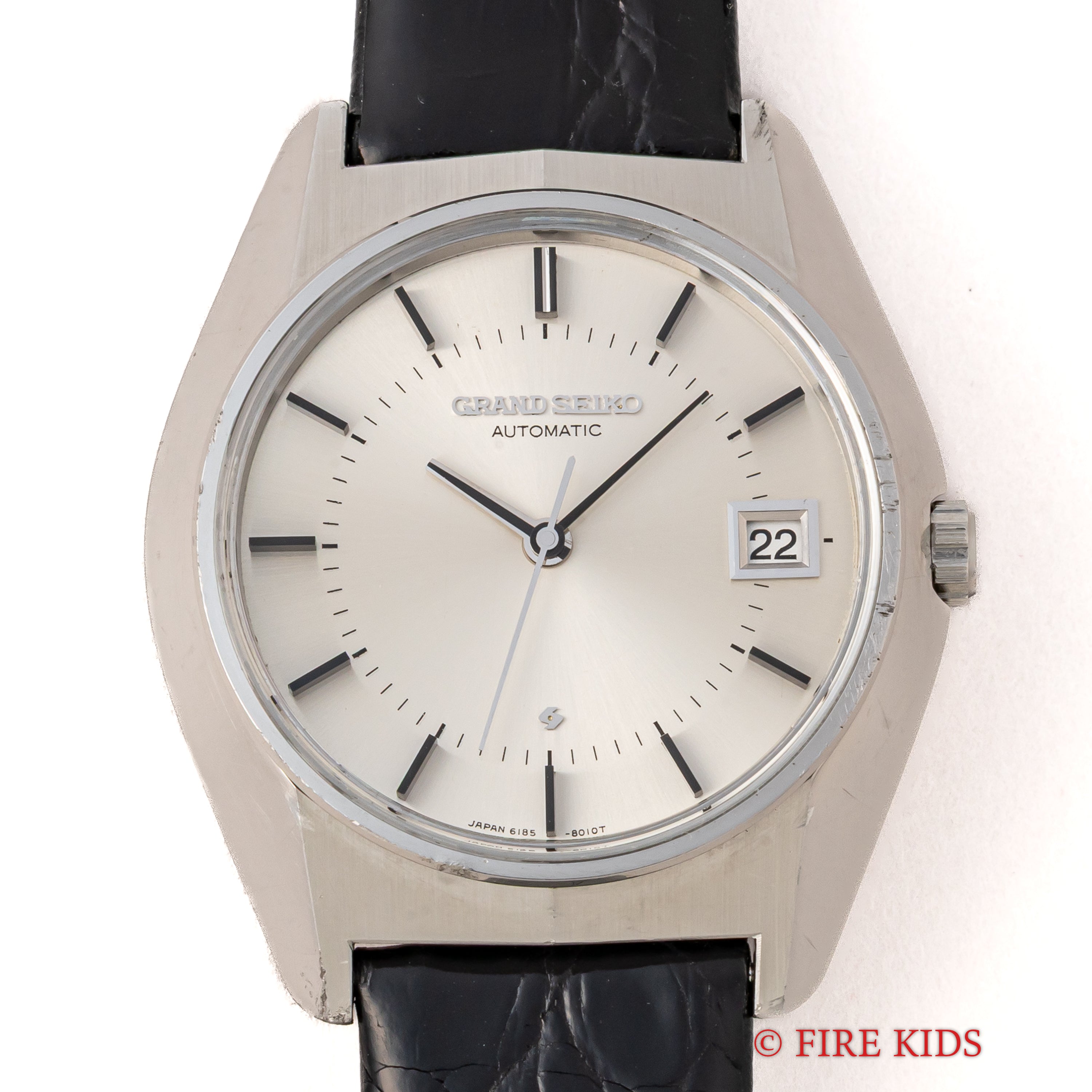 グランドセイコー V.F.Aファーストモデル Ref.6185-8020 1970年製 61V.F.A 桐箱、純正尾錠付き