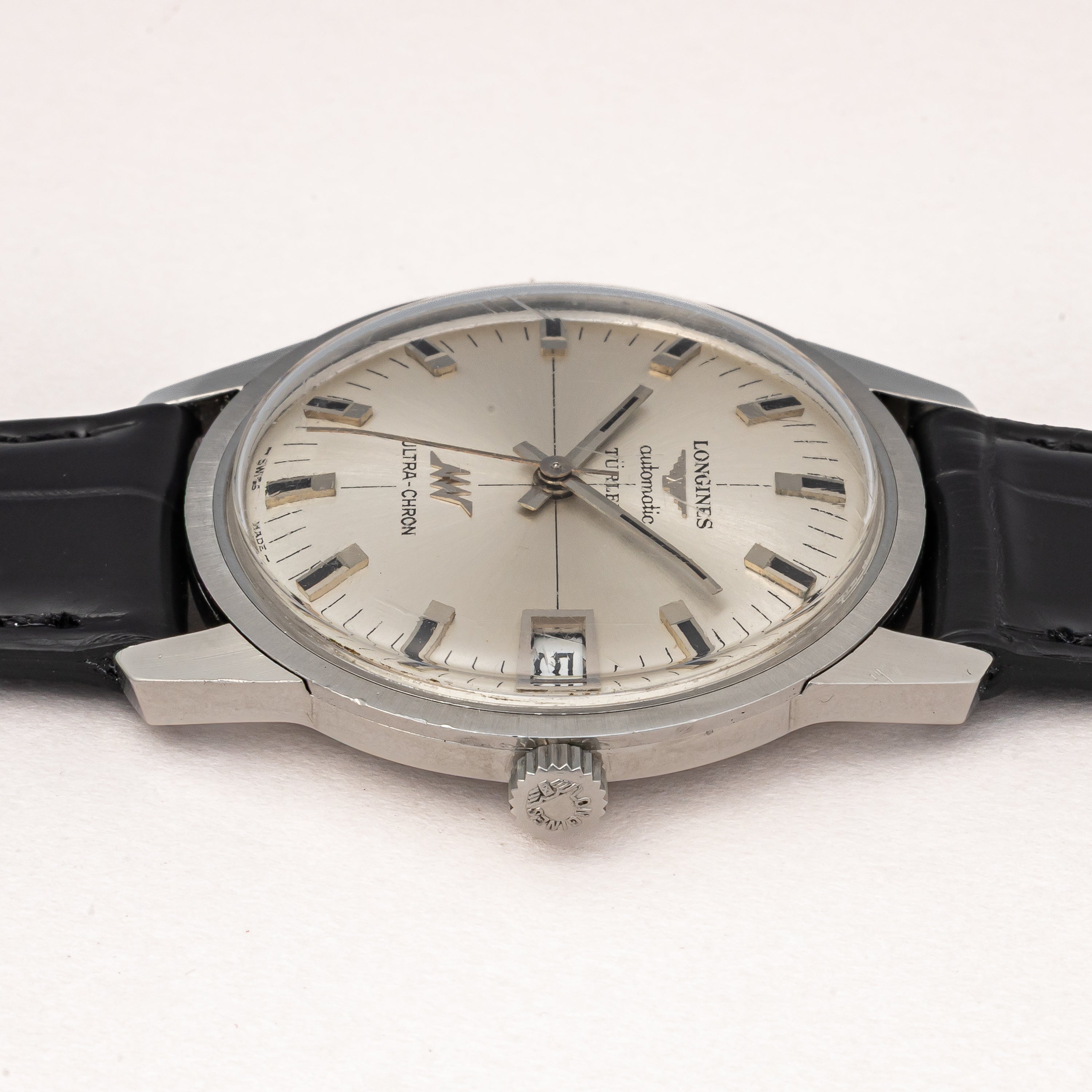 ロンジン 1970年代製 ウルトラクロン チューラーダブルネーム 10振動自動巻き