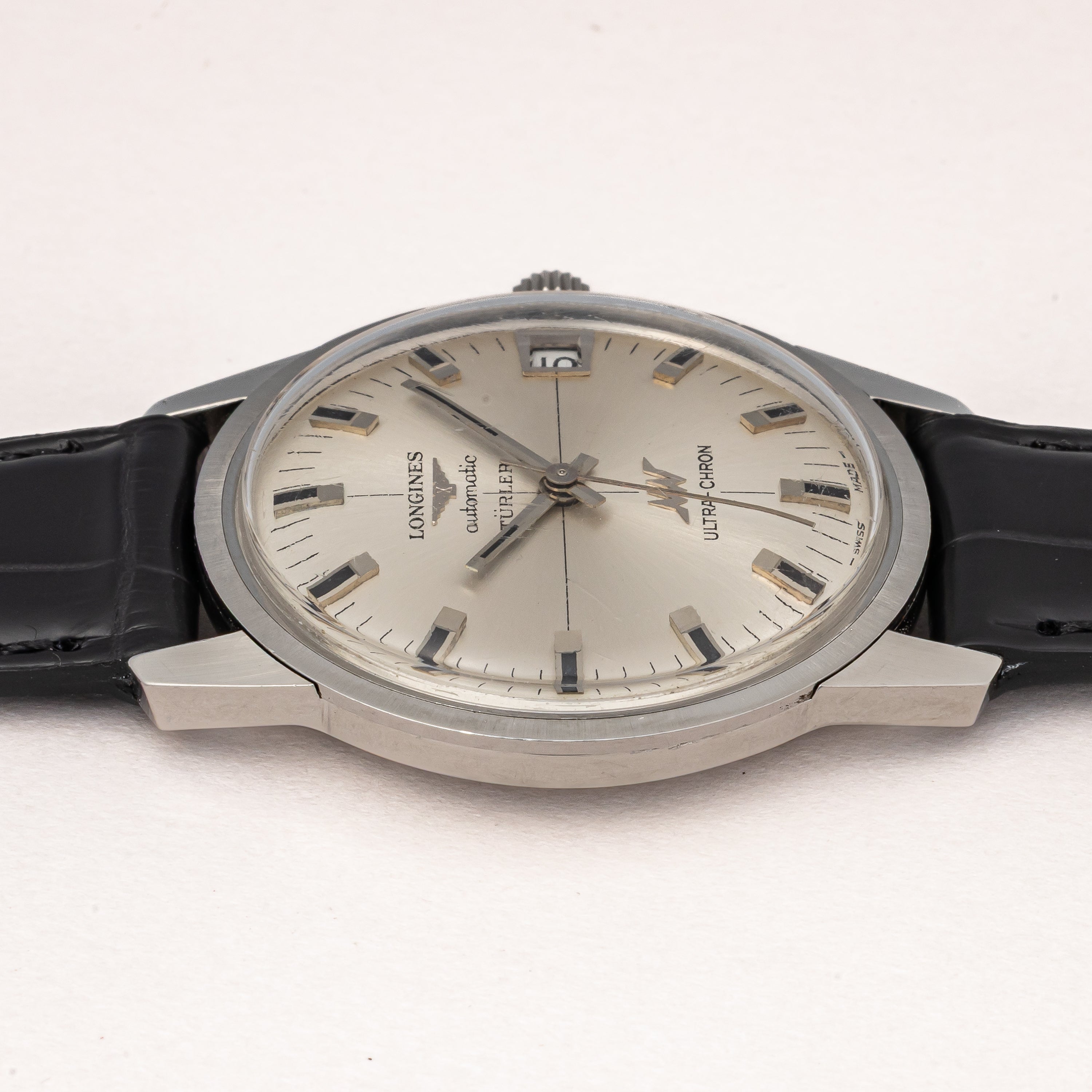 ロンジン 1970年代製 ウルトラクロン チューラーダブルネーム 10振動自動巻き