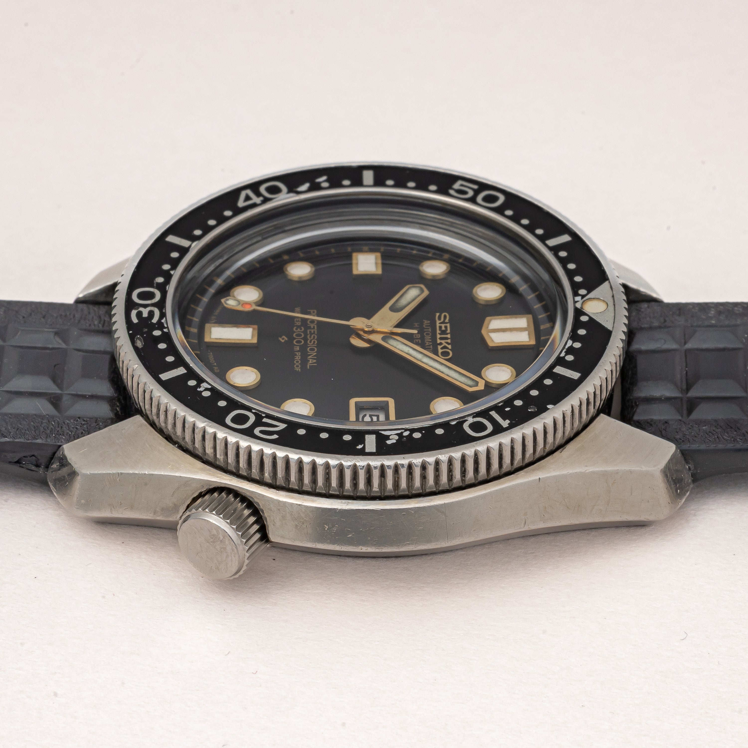 セイコー プロフェッショナル300mダイバー 10振動自動巻き オリジナルウレタンベルト