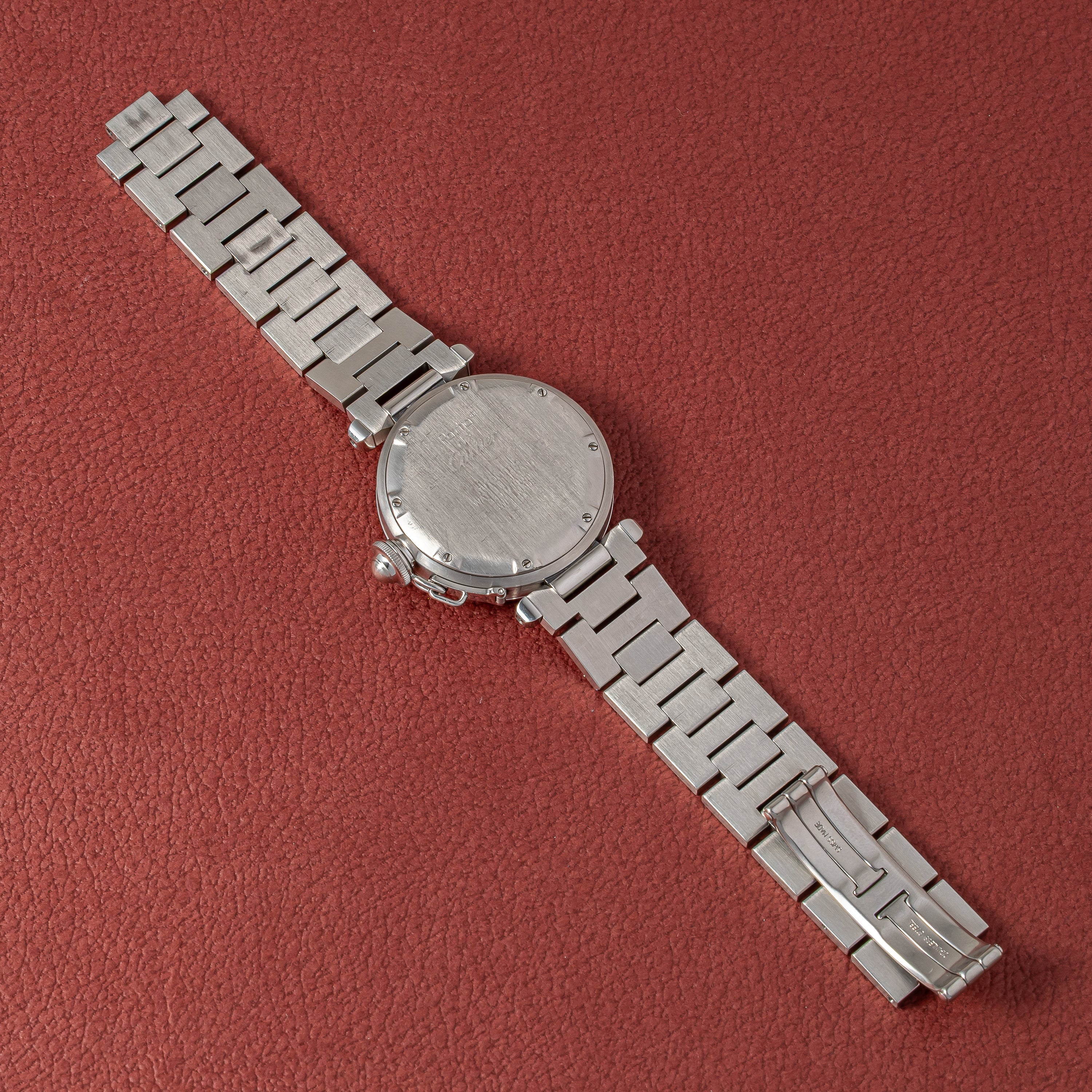 カルティエ パシャC ブラックダイヤル 35㎜ 自動巻トリチウム夜光