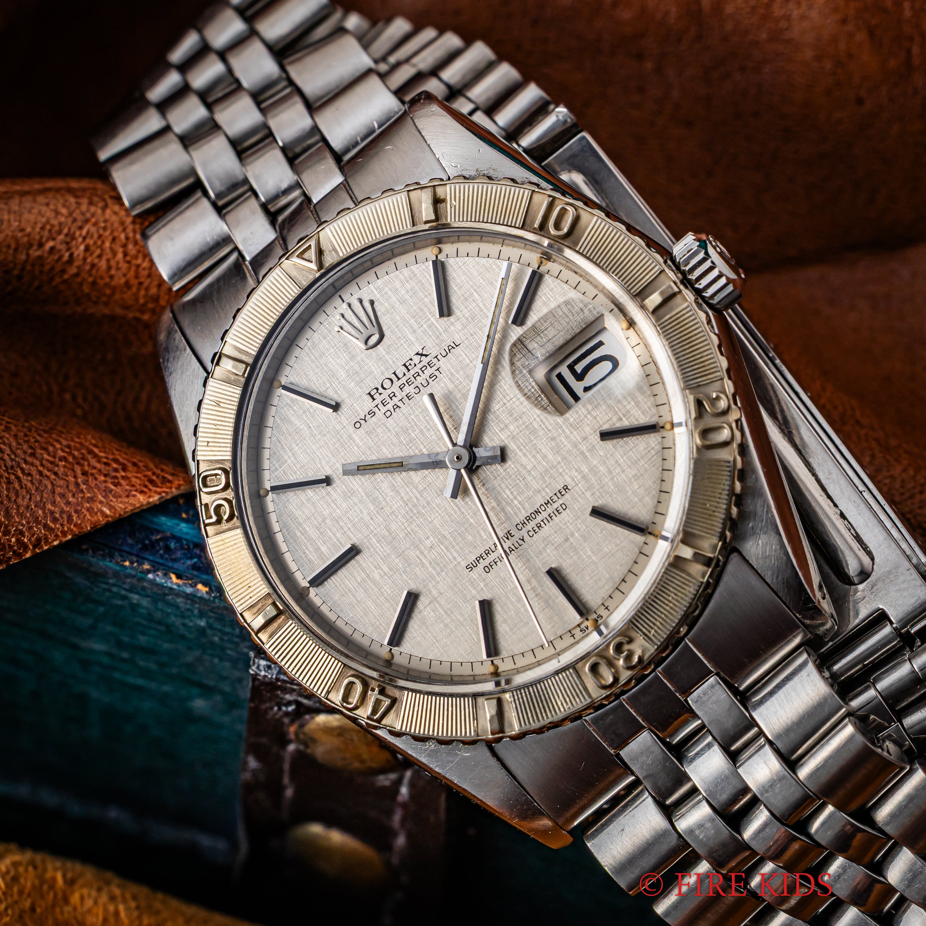 ロレックス サンダーバード 1968年製 Ref.1625 リネンシルバー