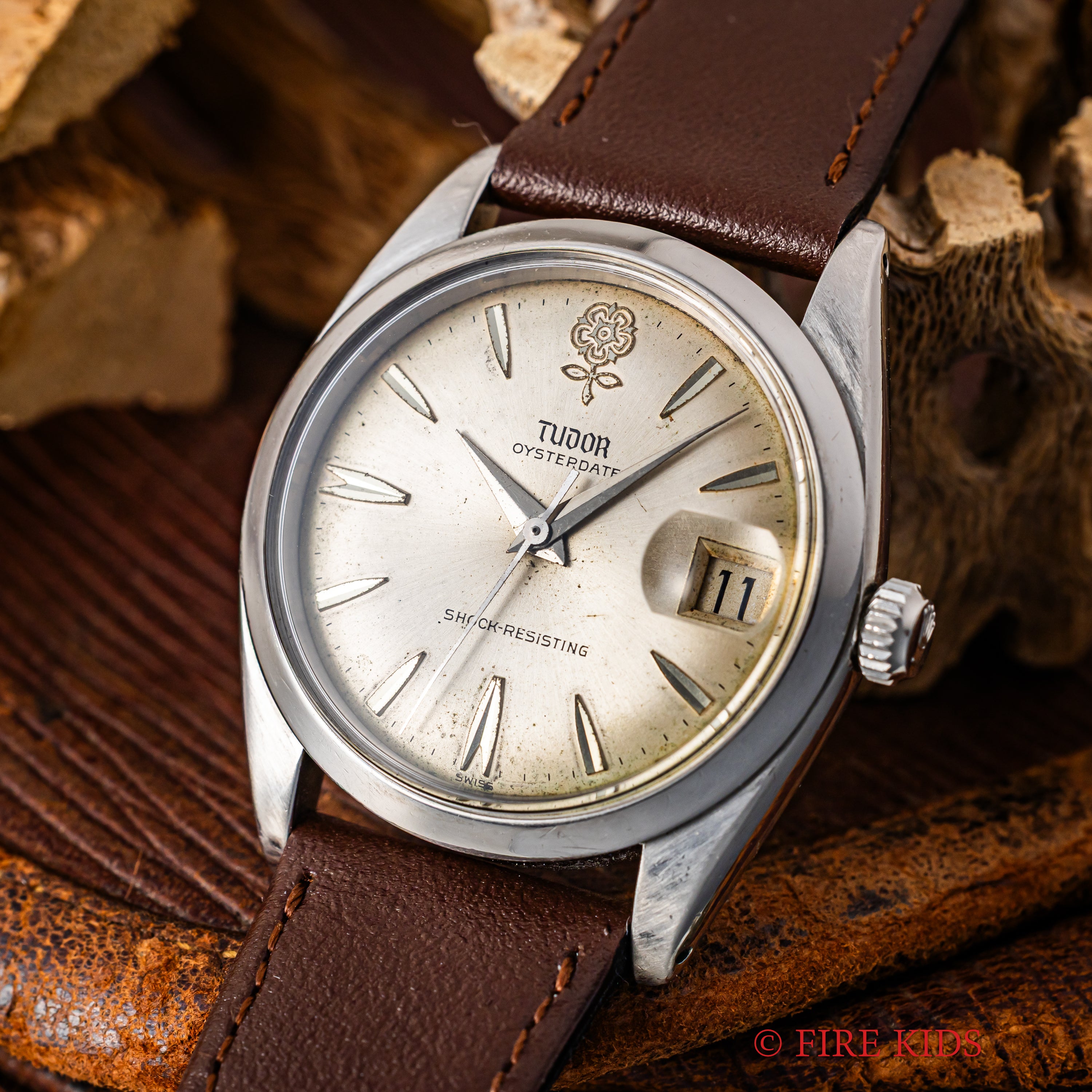 チューダー デカバラ 1964年製 オイスターデイト Ref.7962 手巻き オリジナルダイヤル