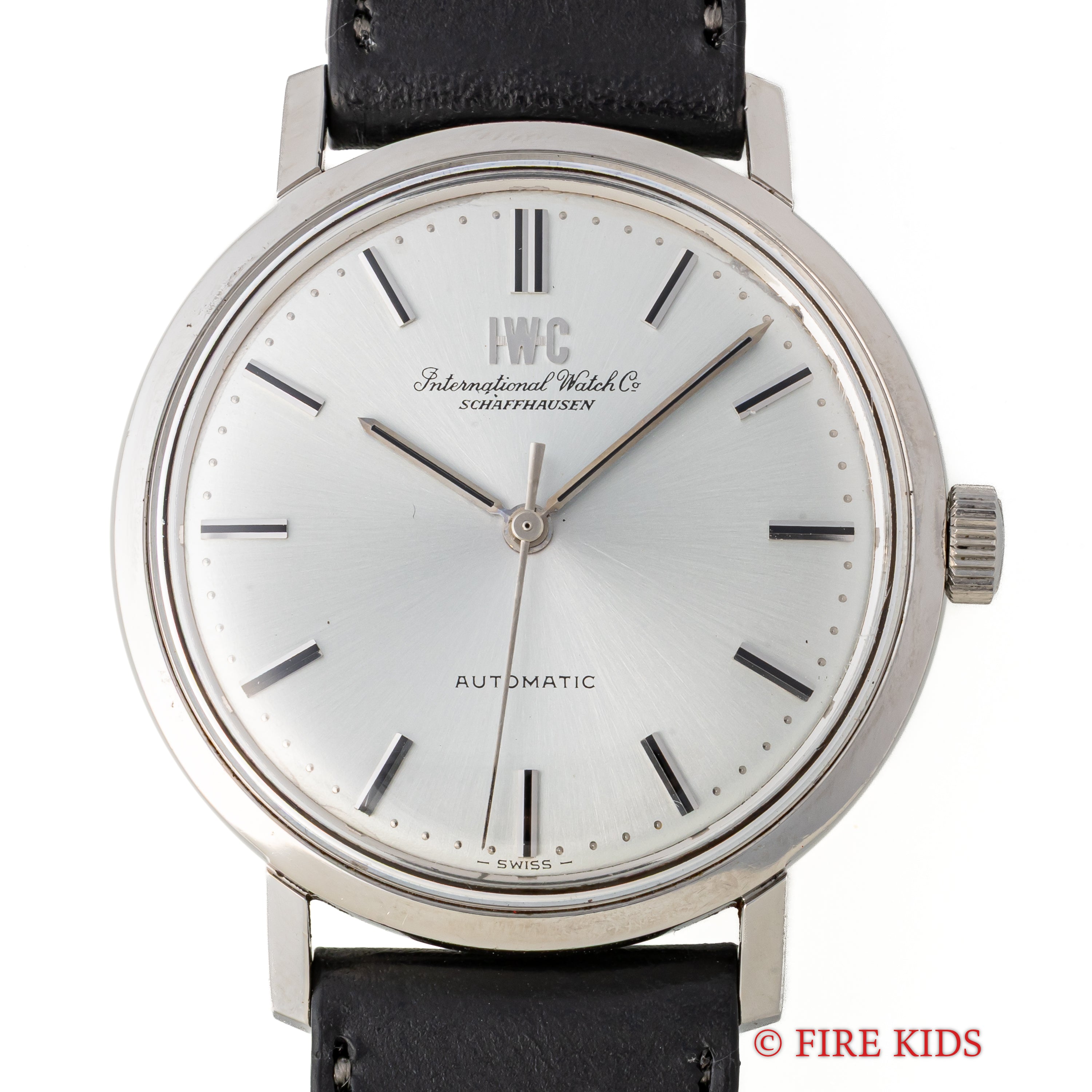 IWC ラウンドケース 1975年製 Ref.1818 ペラトン式自動巻き Cal.854B アイスブルーダイヤル