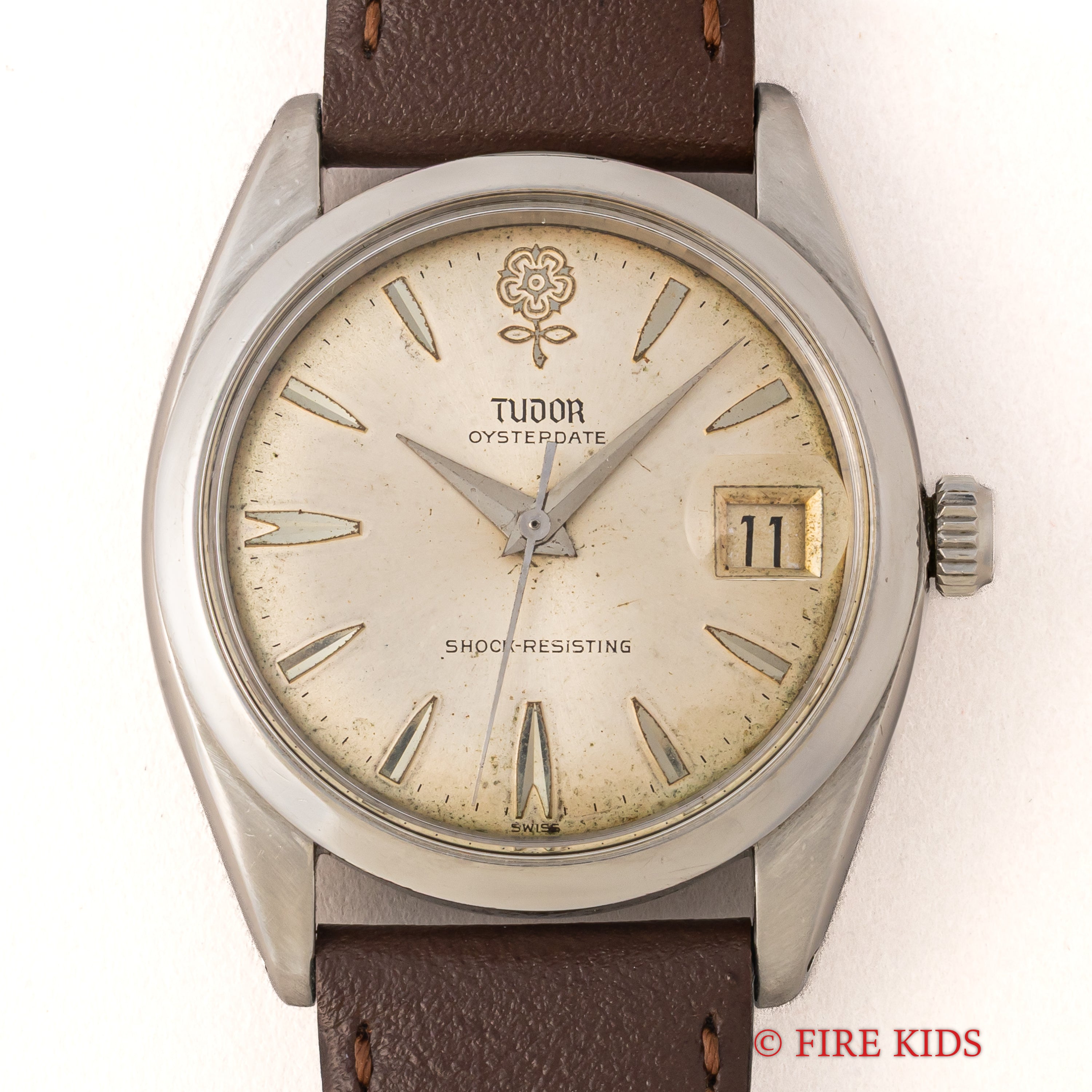 チューダー デカバラ 1964年製 オイスターデイト Ref.7962 手巻き オリジナルダイヤル