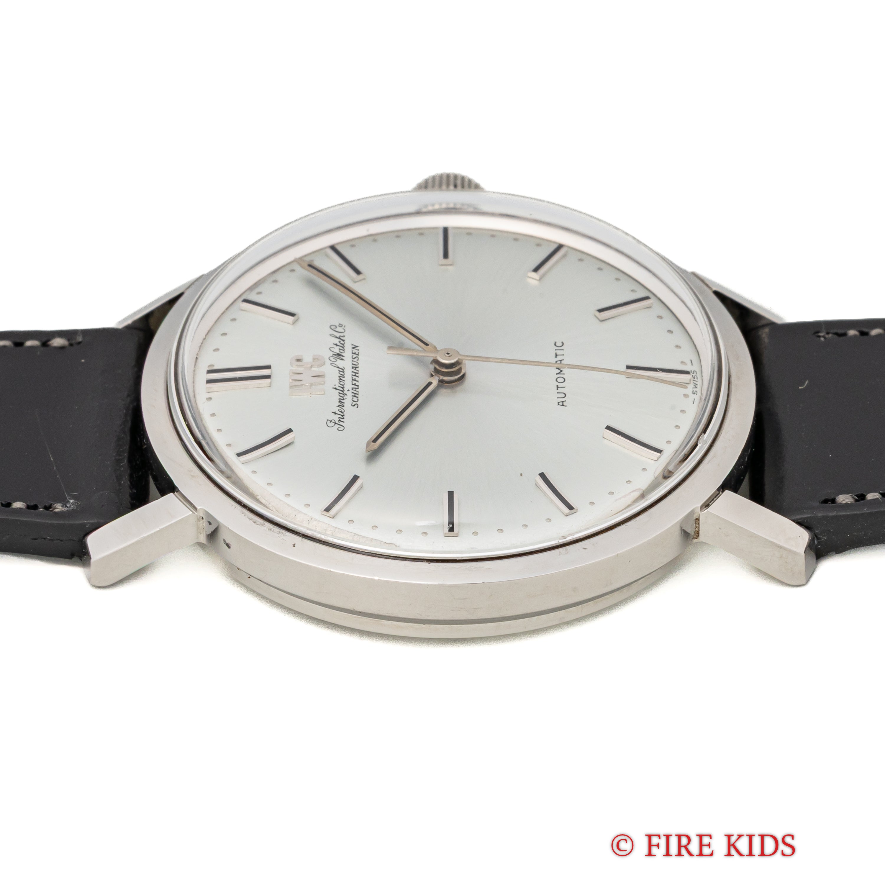 IWC ラウンドケース 1975年製 Ref.1818 ペラトン式自動巻き Cal.854B アイスブルーダイヤル