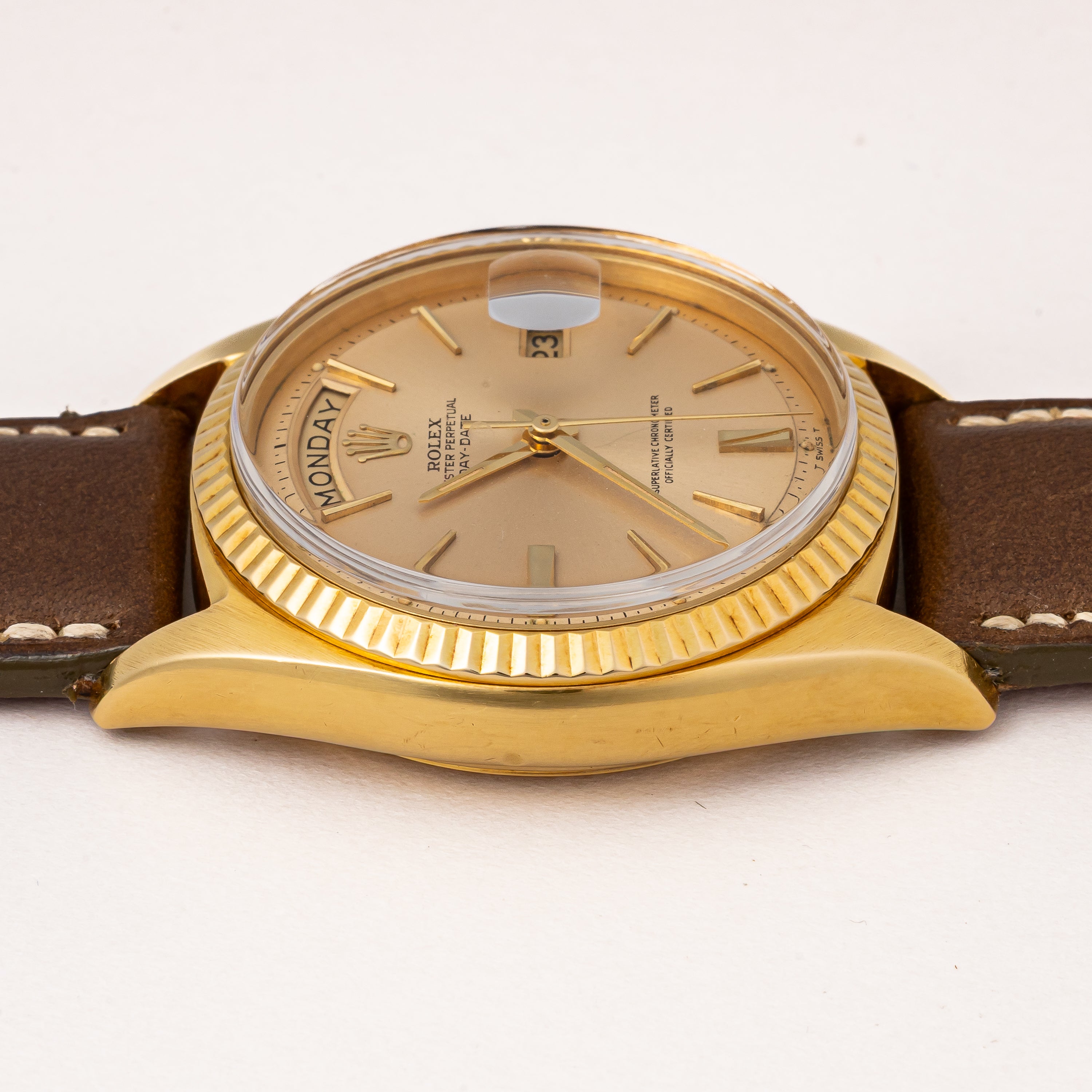 ロレックス デイデイト 18金無垢イエローゴールド ドアストッパー 1966年製 オリジナルダイヤル
