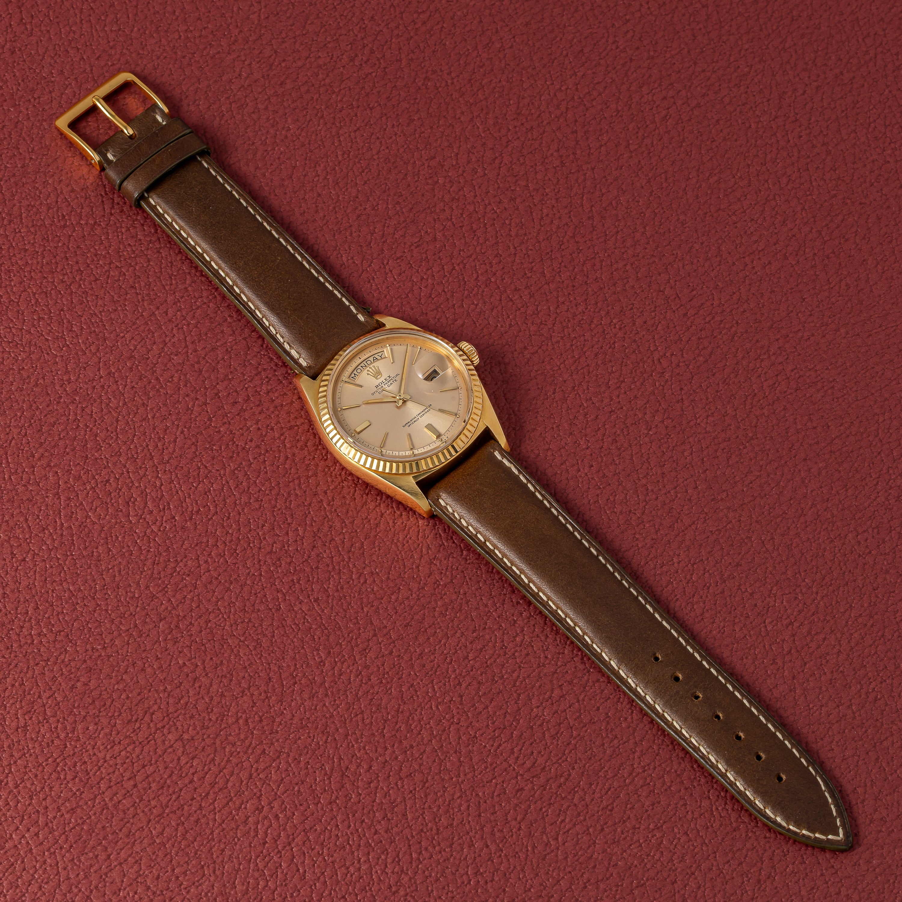 ロレックス デイデイト 18金無垢イエローゴールド ドアストッパー 1966年製 オリジナルダイヤル