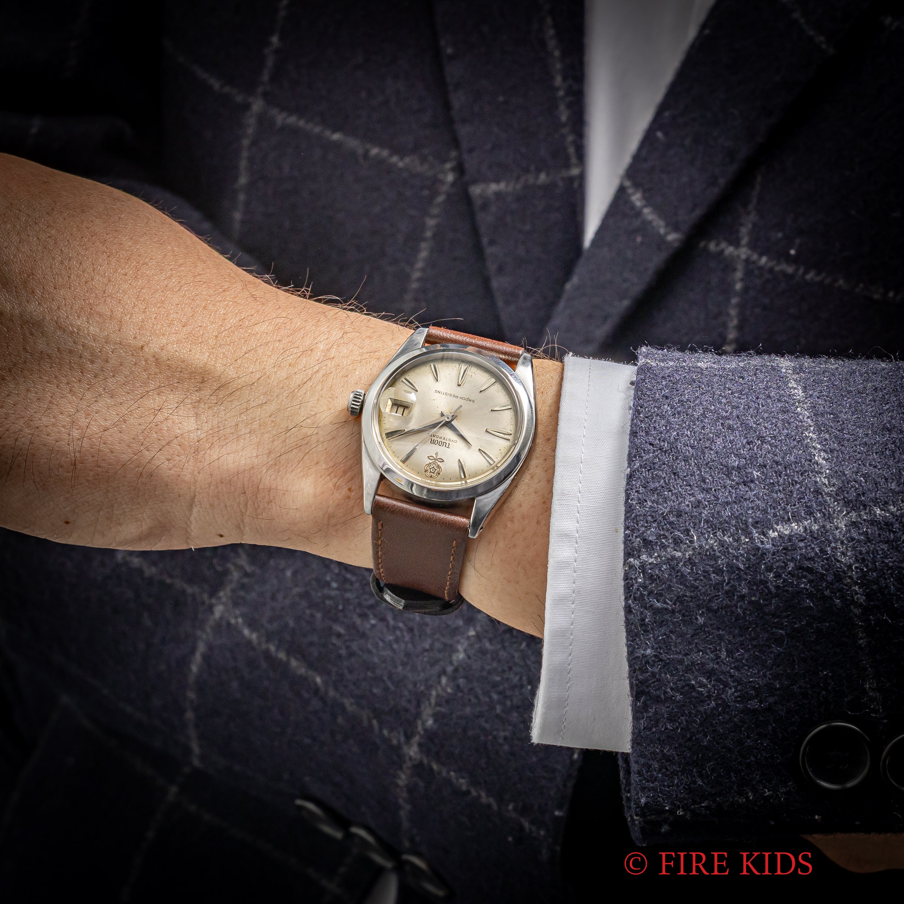 チューダー デカバラ 1964年製 オイスターデイト Ref.7962 手巻き オリジナルダイヤル