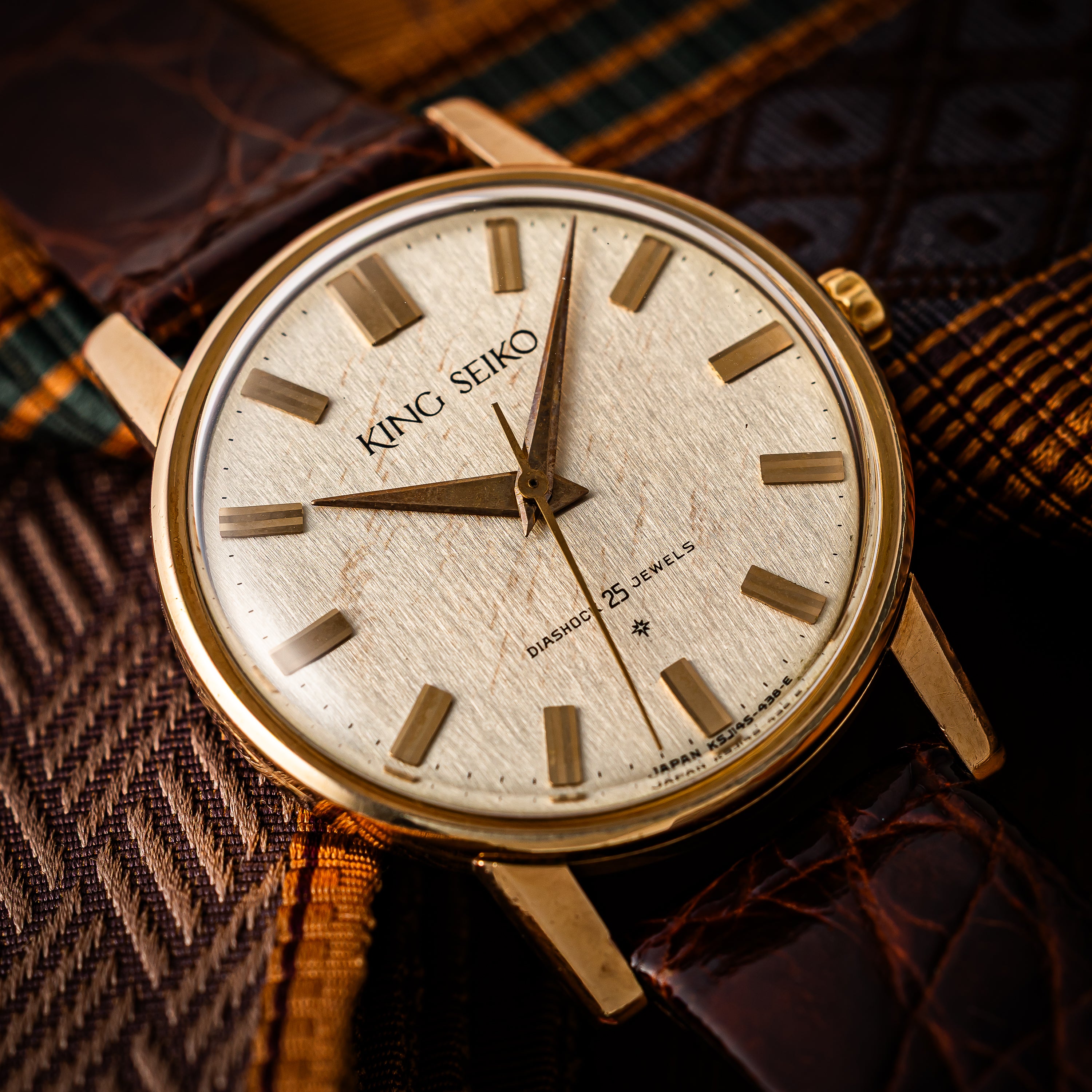 キングセイコーファーストモデル 1963年製 SD文字盤 Ref.J14102E 金張り 手巻き