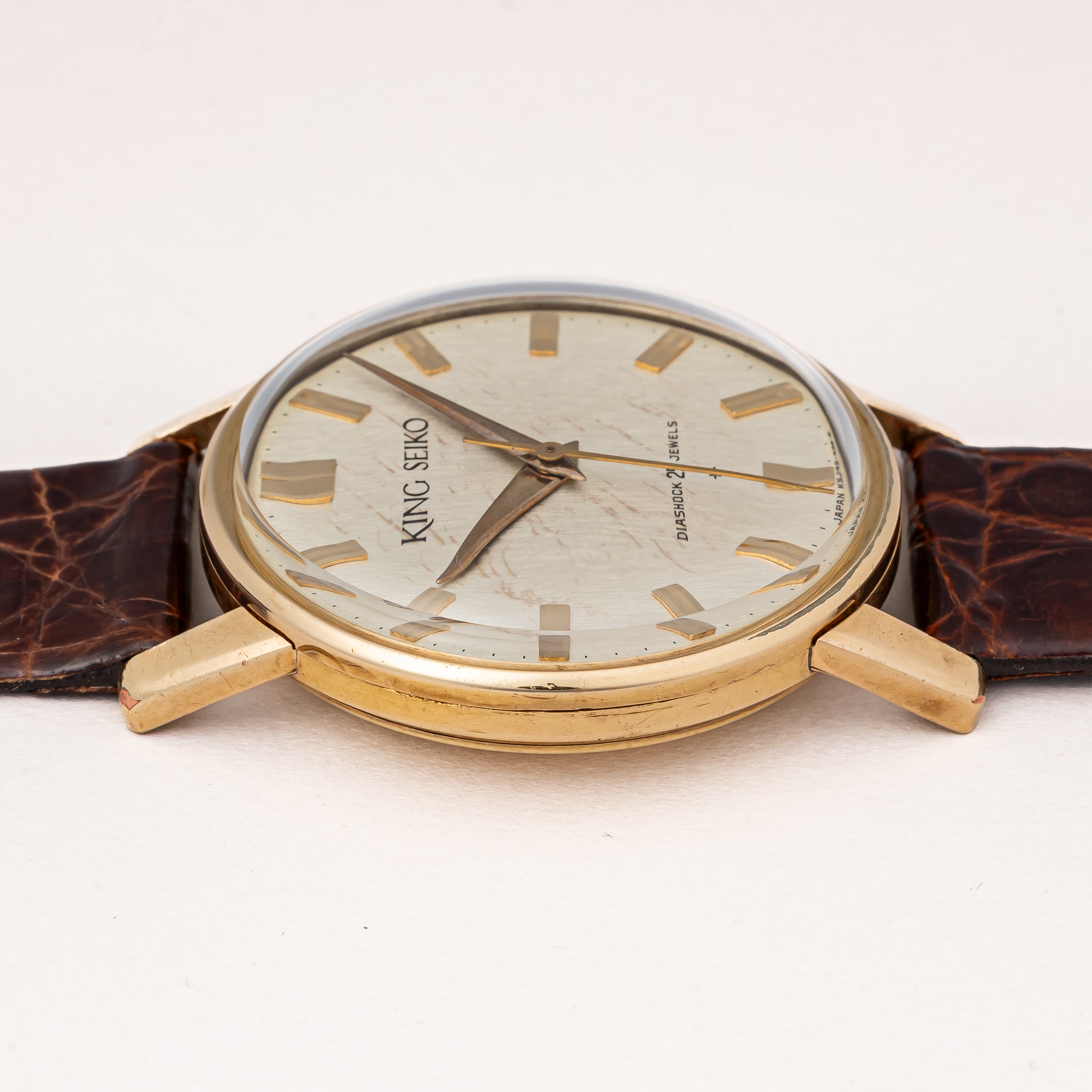 キングセイコーファーストモデル 1963年製 SD文字盤 Ref.J14102E 金張り 手巻き