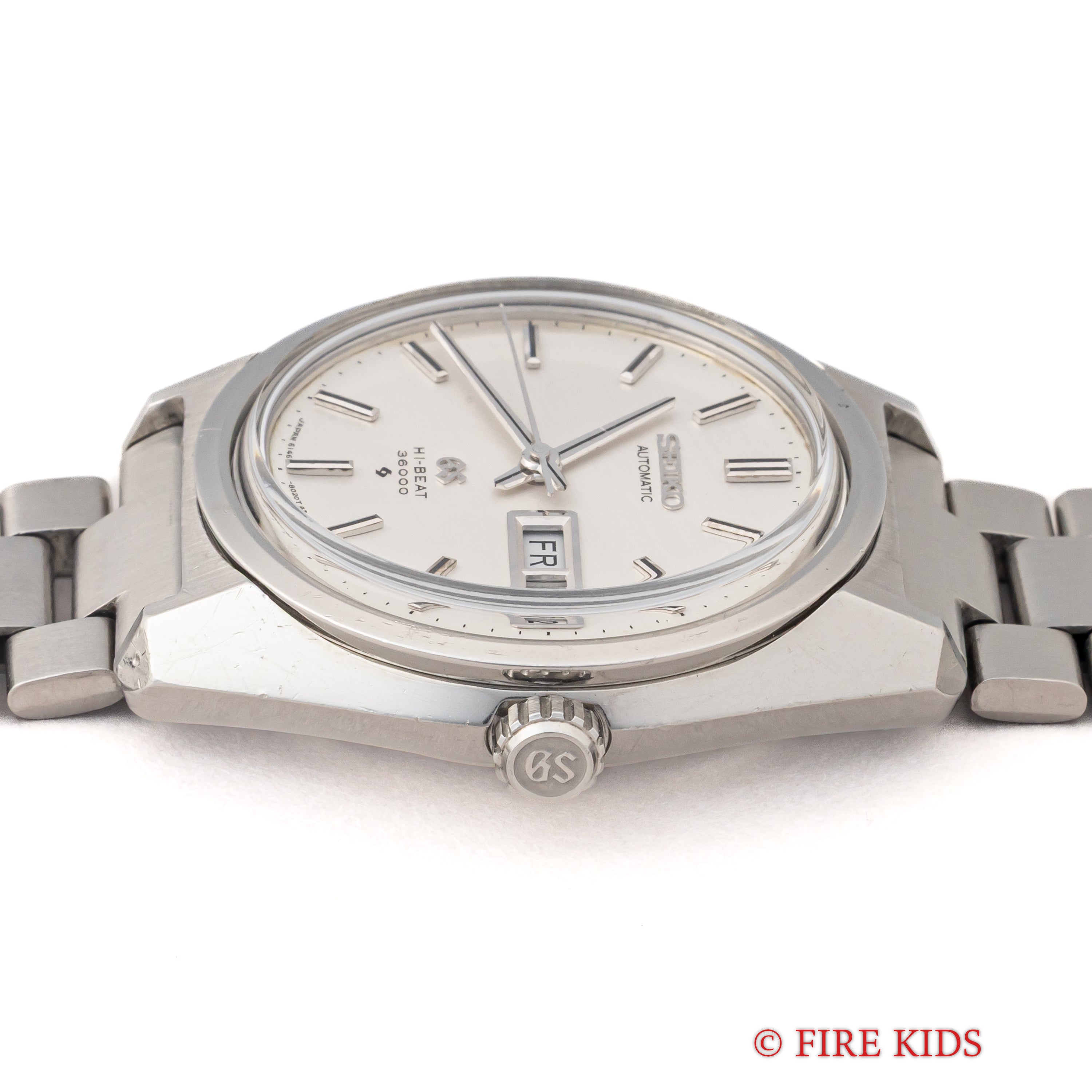 グランドセイコー ハイビート 36000 1969年製 Ref.6146-8000 61GS 10振動 自動巻き 純正ブレス