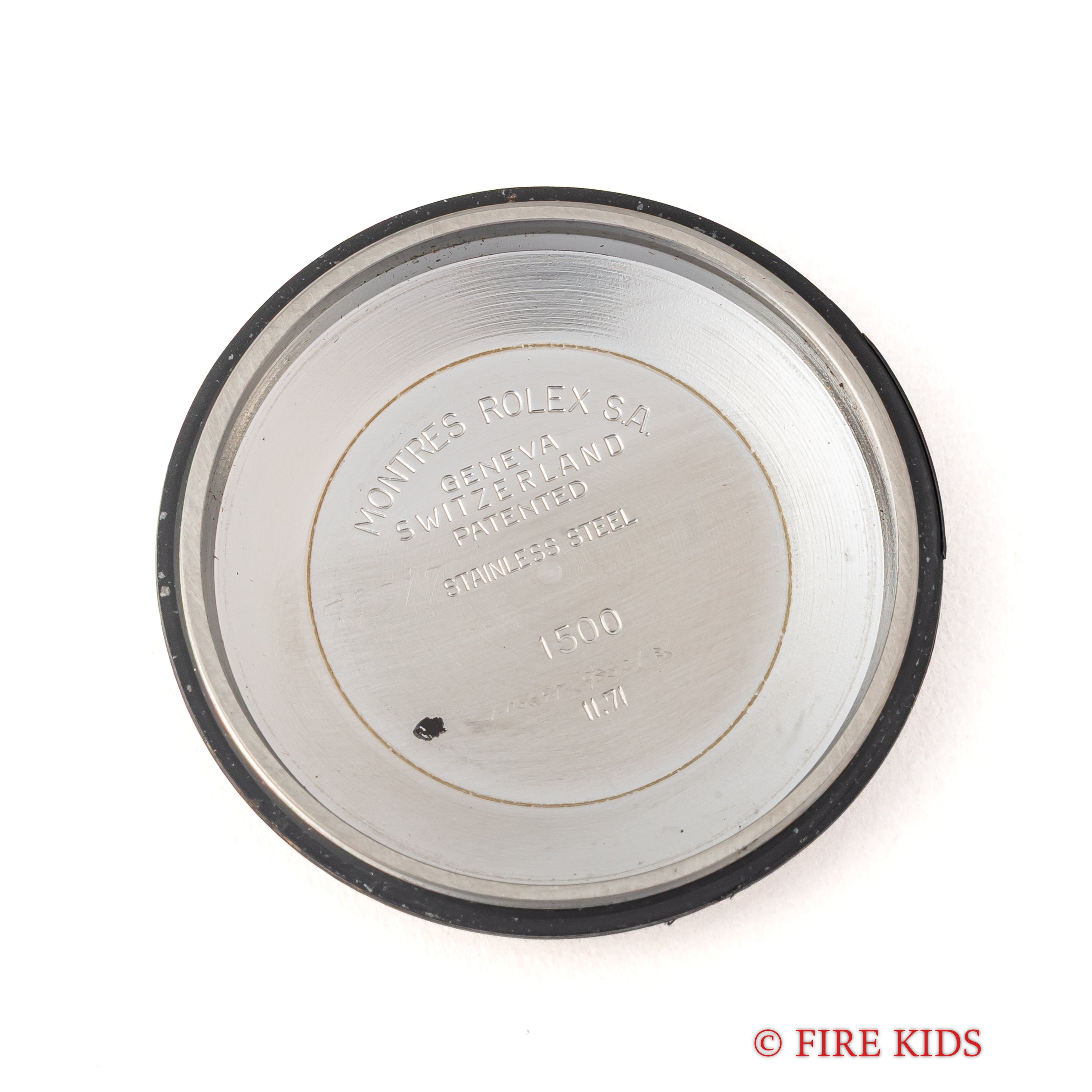 ロレックス オイスターパーペチュアルデイト 1971年製 Ref.1500 ブラックダイヤル