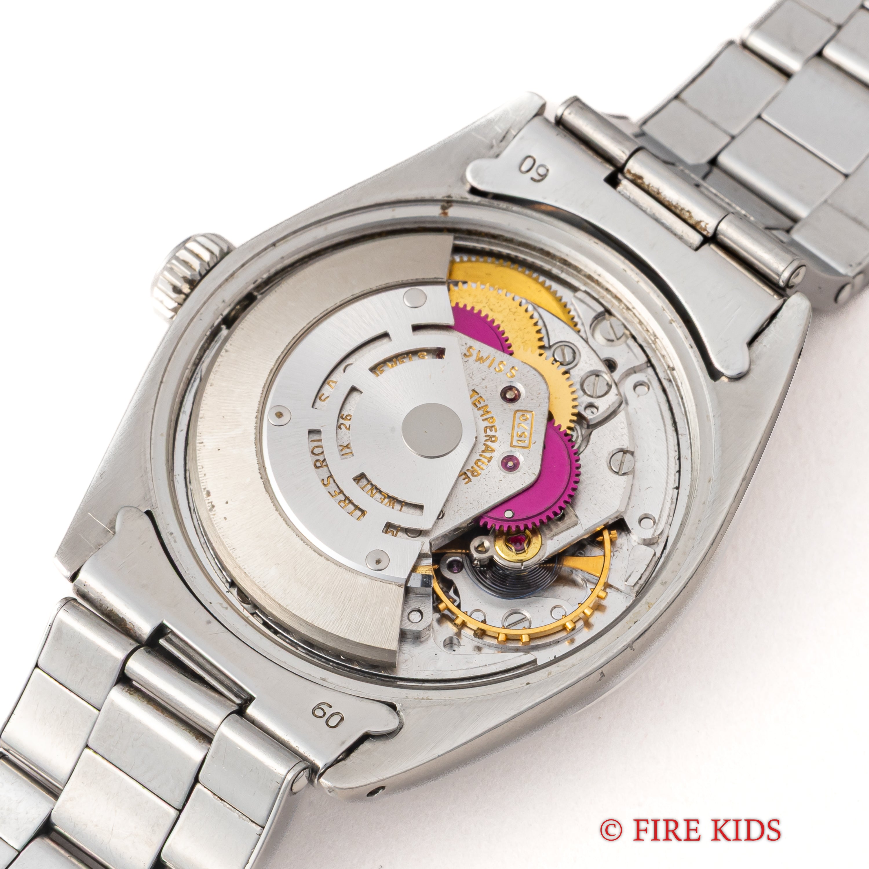 ロレックス オイスターパーペチュアルデイト 1971年製 Ref.1500 ブラックダイヤル