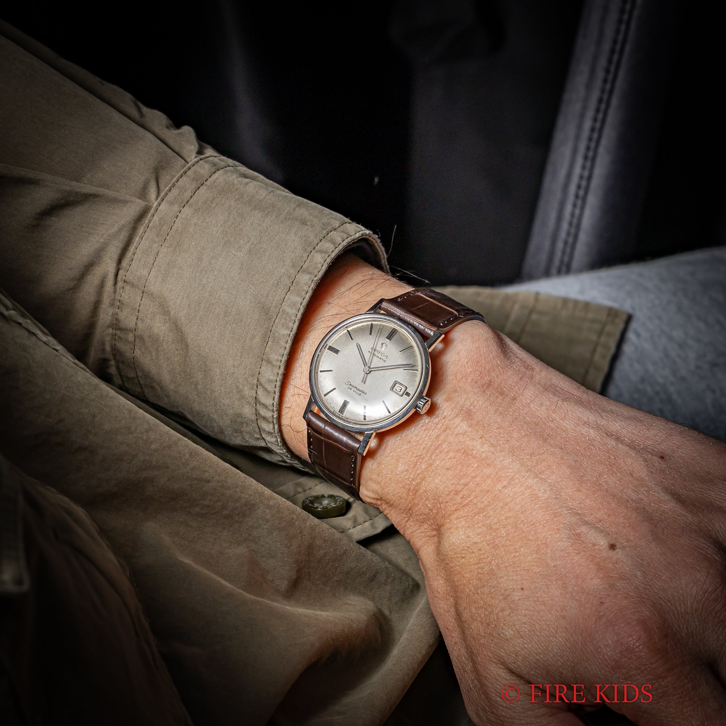 オメガ 18金無垢ホワイトゴールド シーマスター デ・ヴィル 1966年製 自動巻き