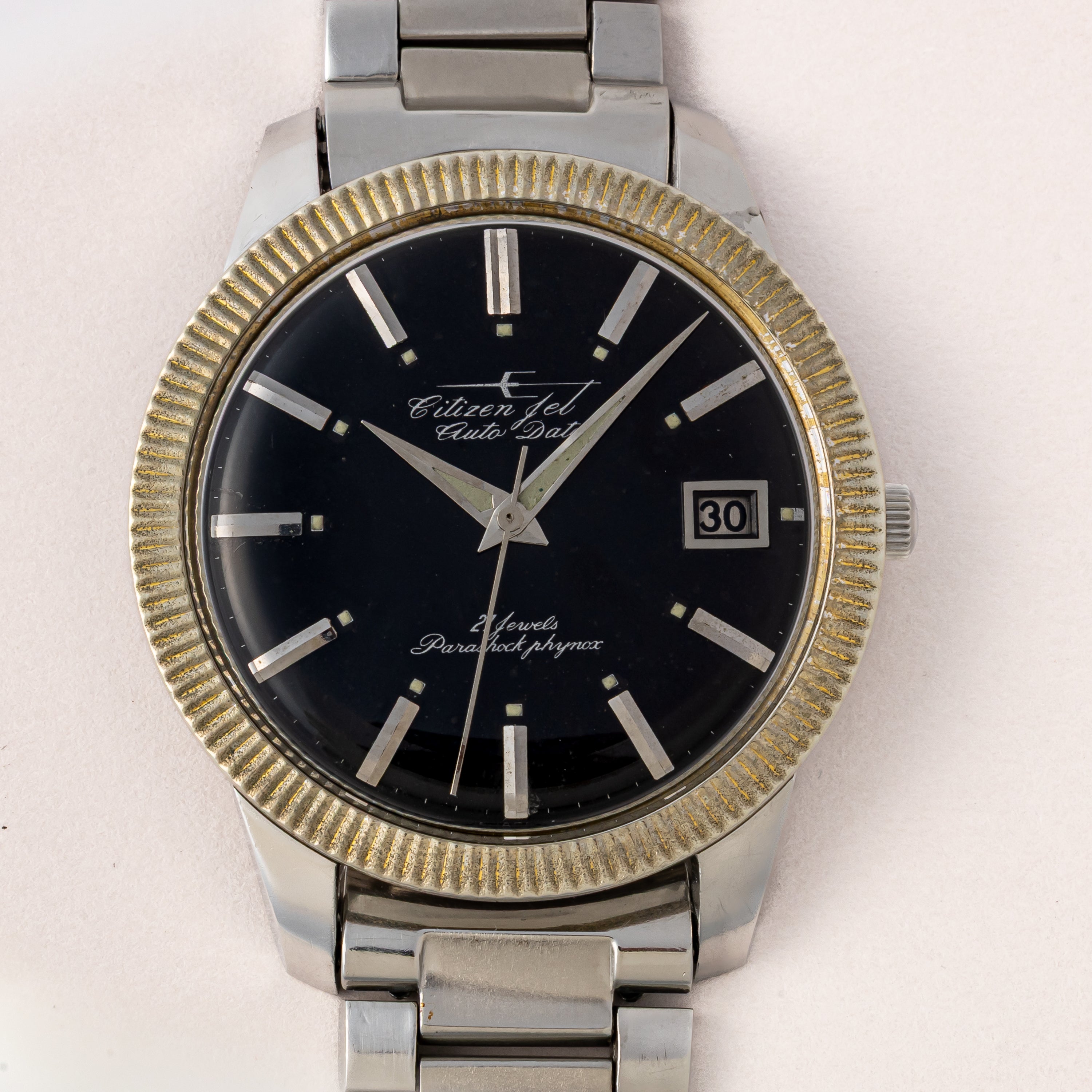 シチズン ジェット オートデーター 1963年製 Ref.AD160802 ビッグケース ブラックダイヤル