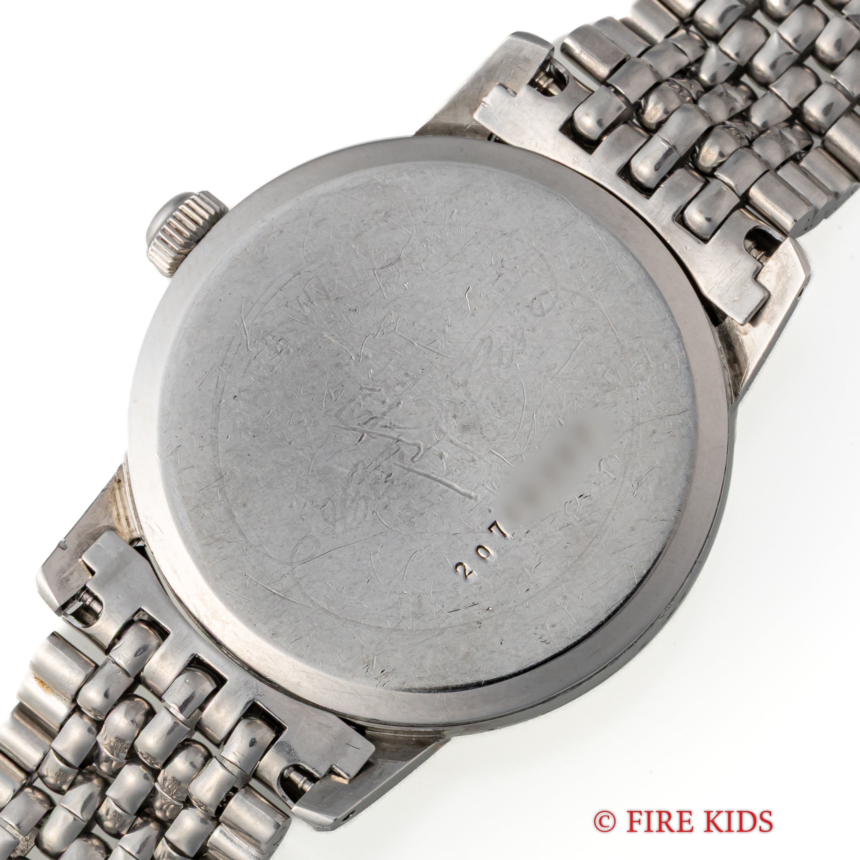 シチズン デラックス 1962年製 ラウンド ブレス付き 手巻き パラウォーター 防水スナップ