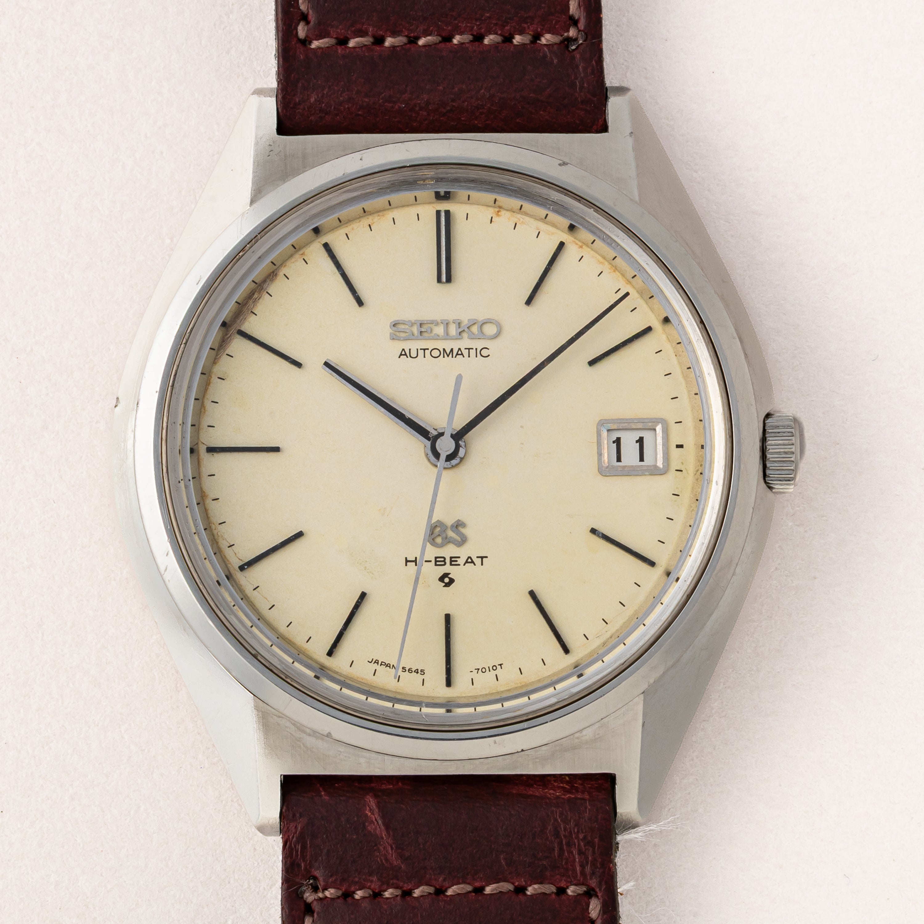 グランドセイコー 1971年製 Ref.5645-7010 56GS ハイビート自動巻き アイボリーダイヤル