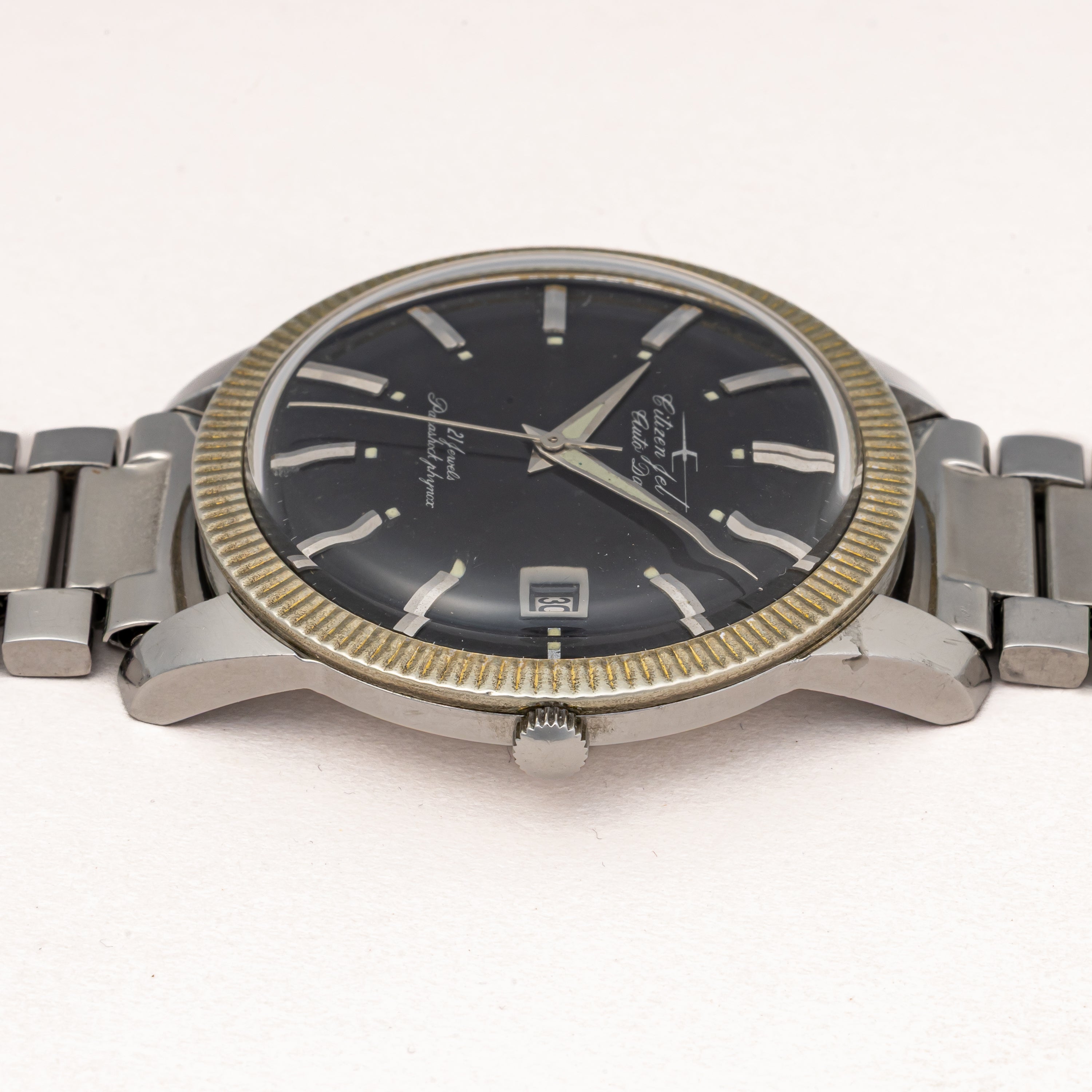 シチズン ジェット オートデーター 1963年製 Ref.AD160802 ビッグケース ブラックダイヤル