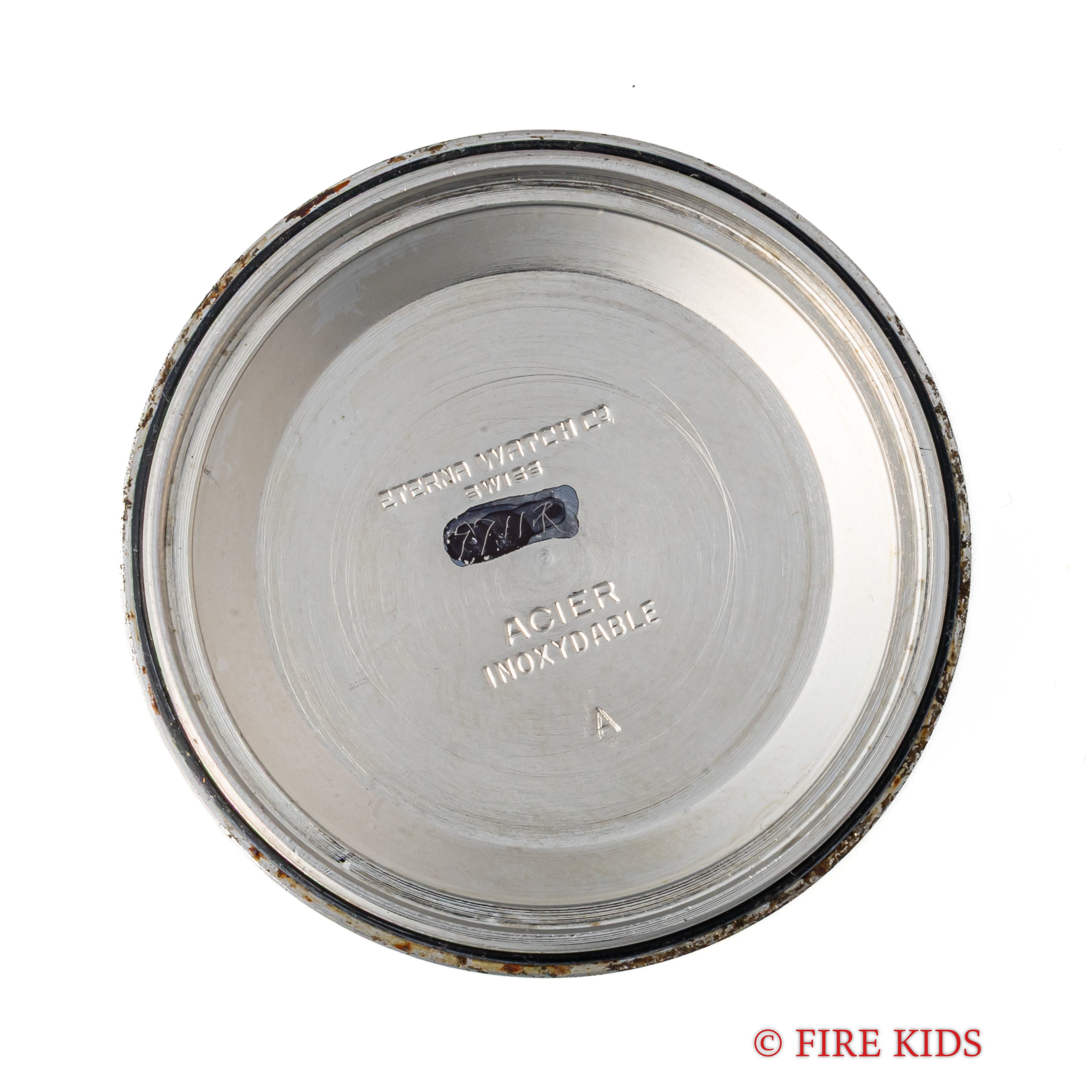 エテルナ マチック 1950年代製 ブラックミラーダイヤル トップゴールドケース 自動巻 cal.1243US