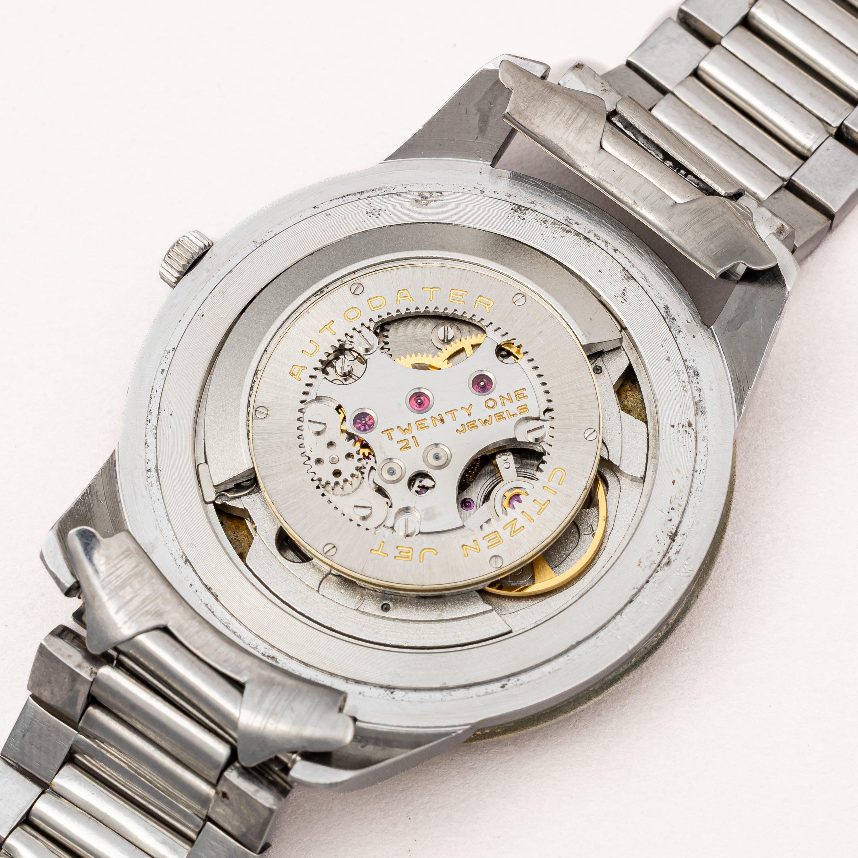 シチズン ジェット オートデーター 1963年製 Ref.AD160802 ビッグケース ブラックダイヤル