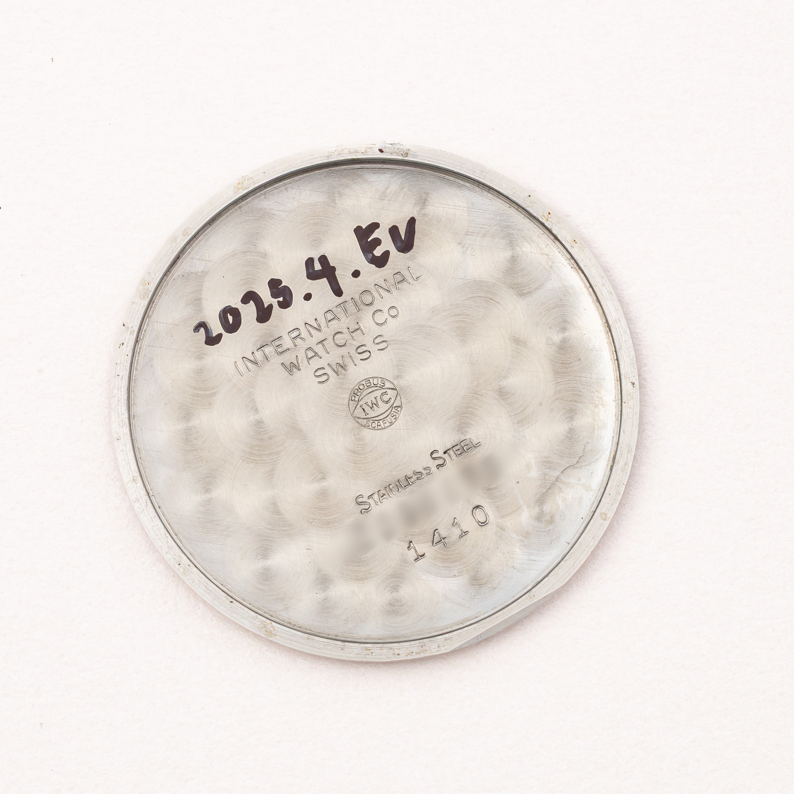 IWC ラウンドケース 1969年製 手巻き Cal.402 ホワイトローマンダイヤル