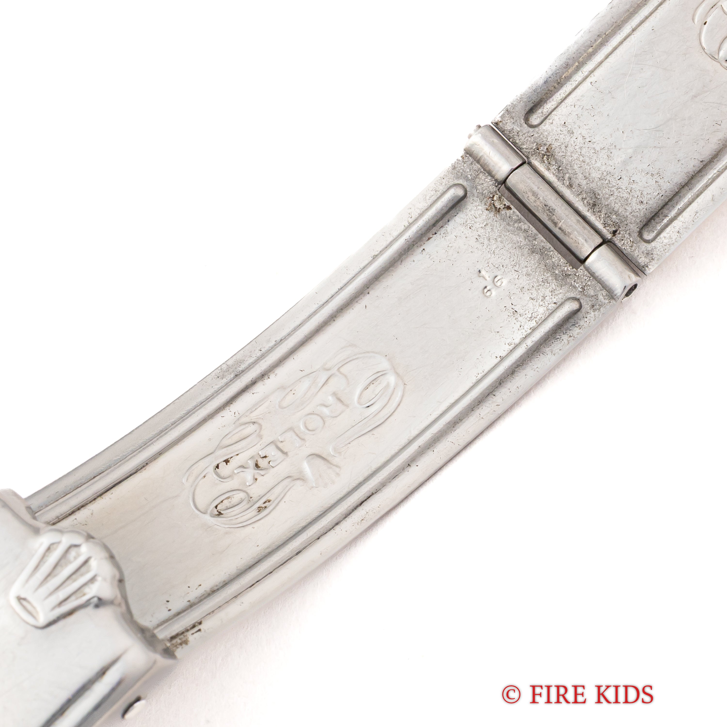 ロレックス 1954年製 Ref.6494 オイスターデイト 手巻き 赤黒カレンダー ハニカムダイヤル リベットブレス