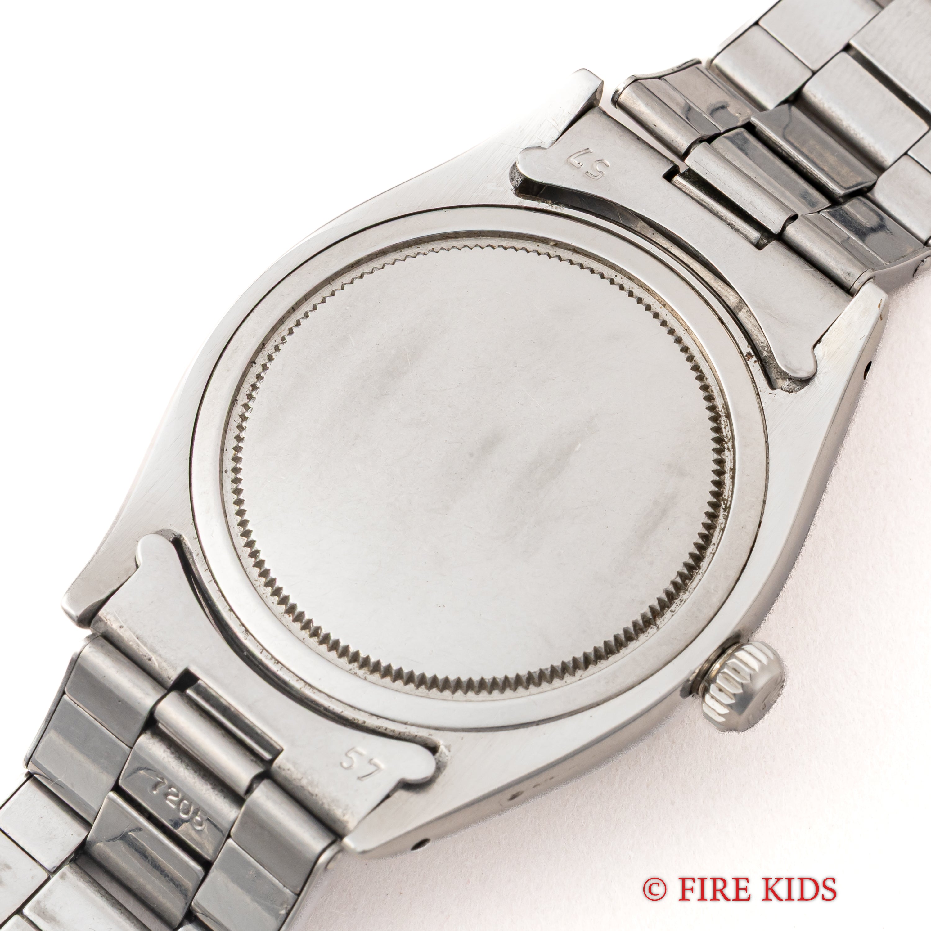 ロレックス 1954年製 Ref.6494 オイスターデイト 手巻き 赤黒カレンダー ハニカムダイヤル リベットブレス