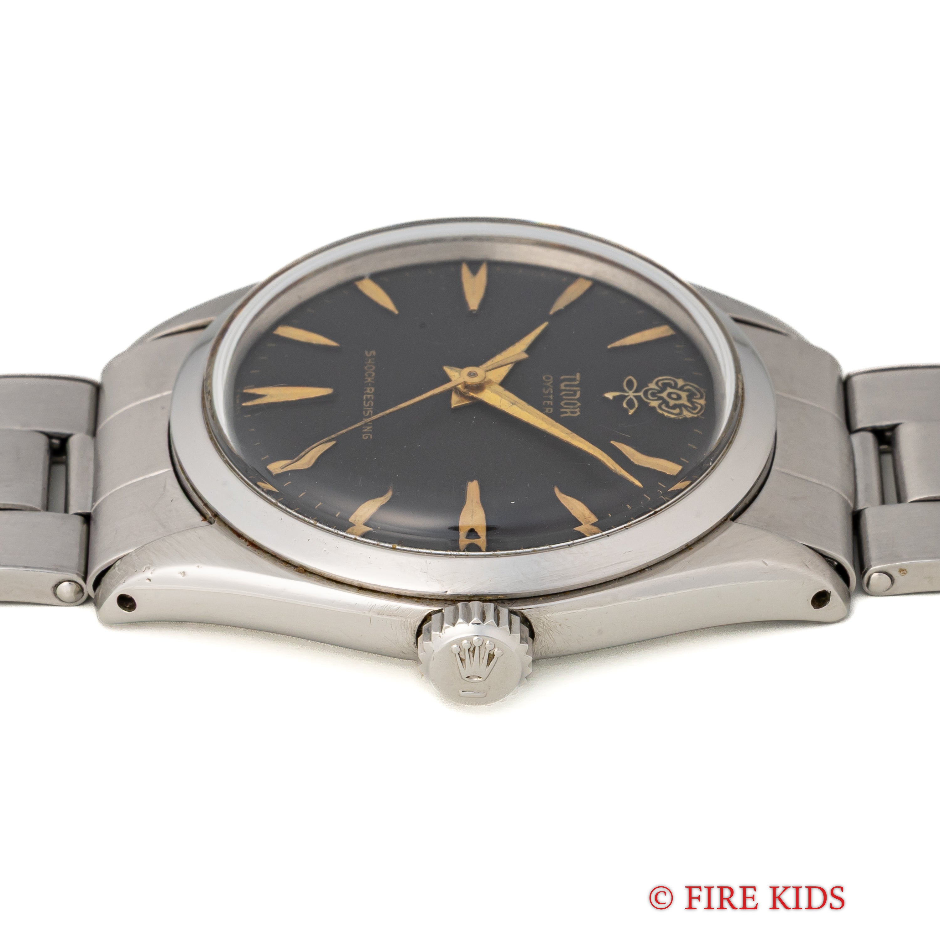 チューダー オイスター デカバラ リダンブラック 1962年製 Ref.7934 リベットブレス