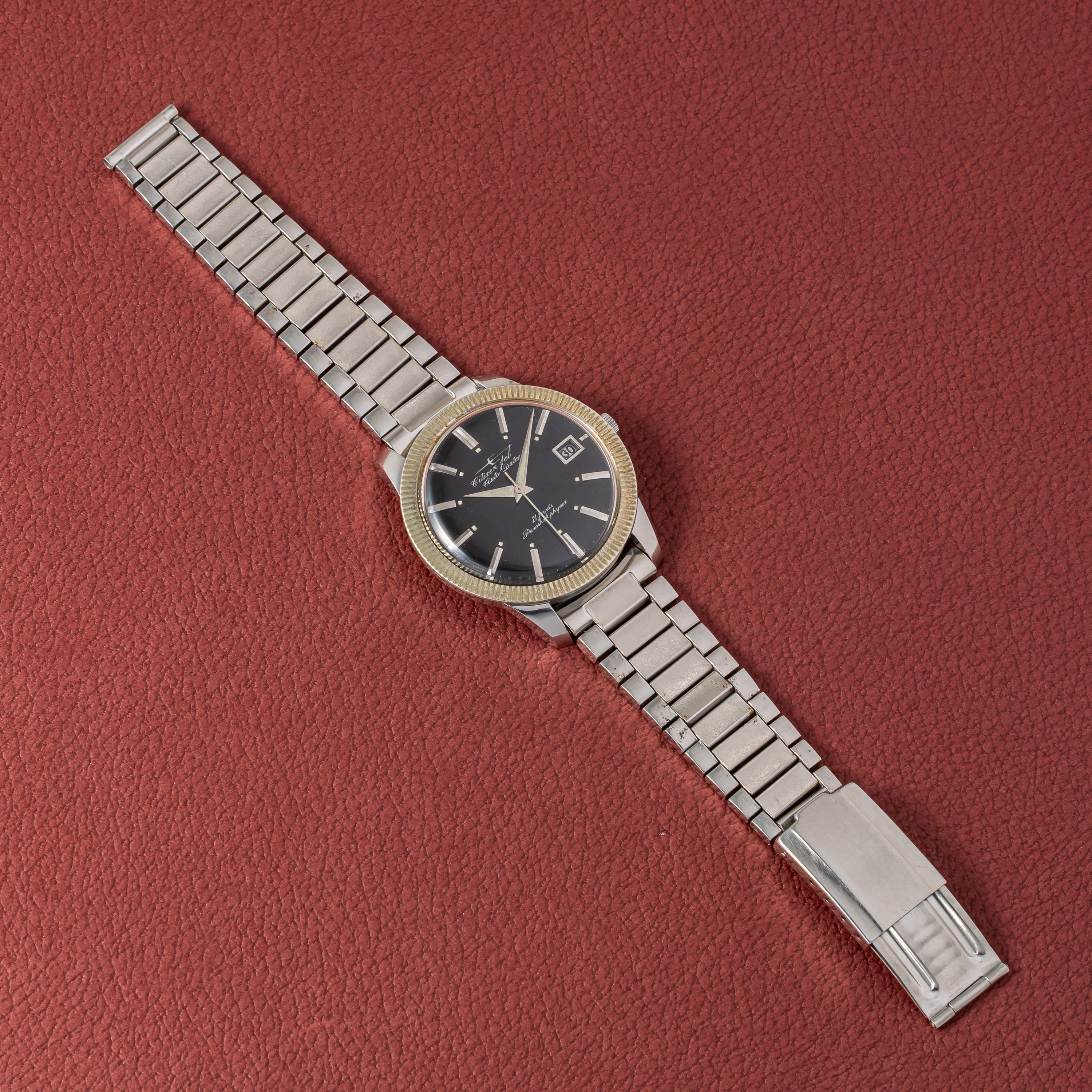 シチズン ジェット オートデーター 1963年製 Ref.AD160802 ビッグケース ブラックダイヤル