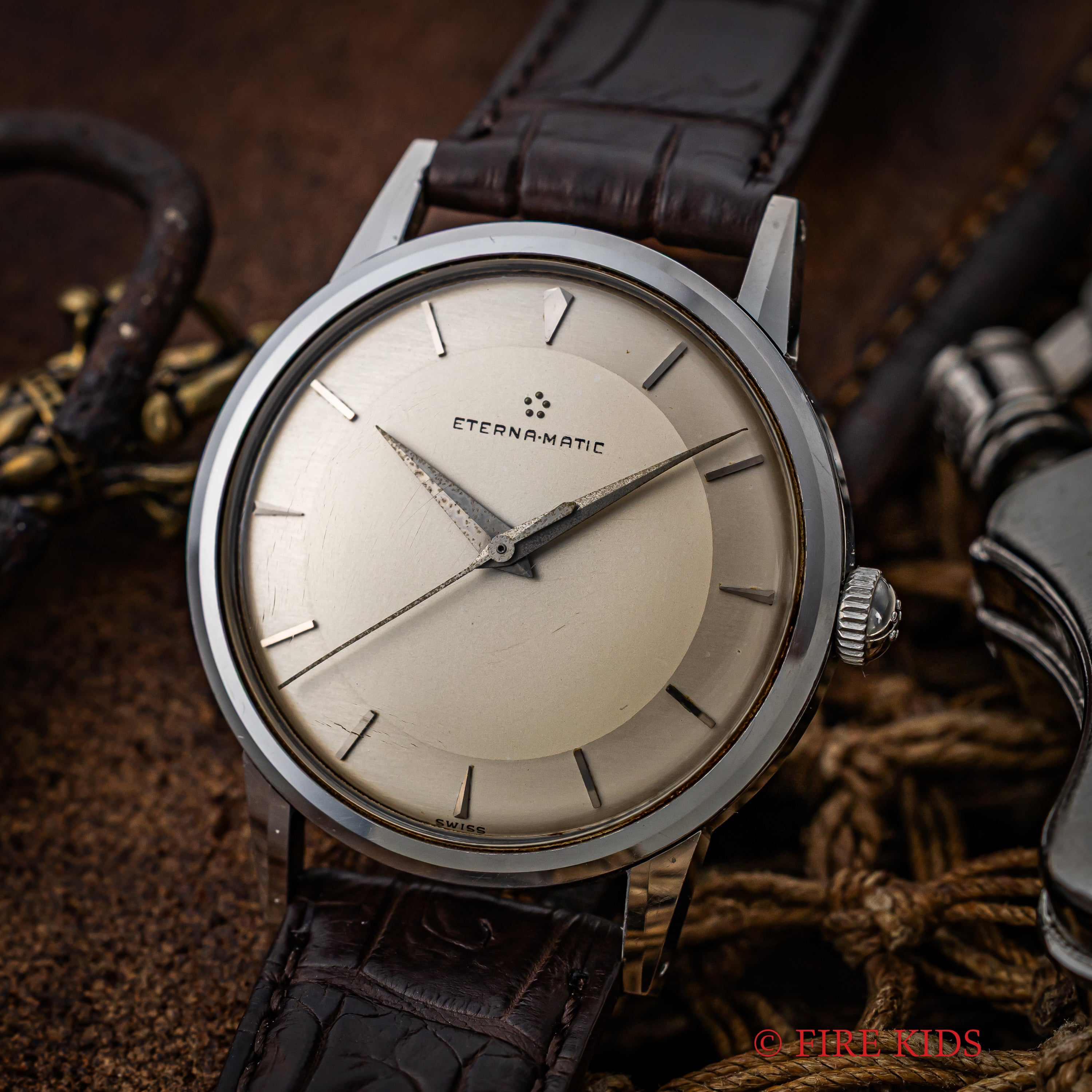 エテルナ マチック ツートーンダイヤル 1950年代製 自動巻 cal.1416U