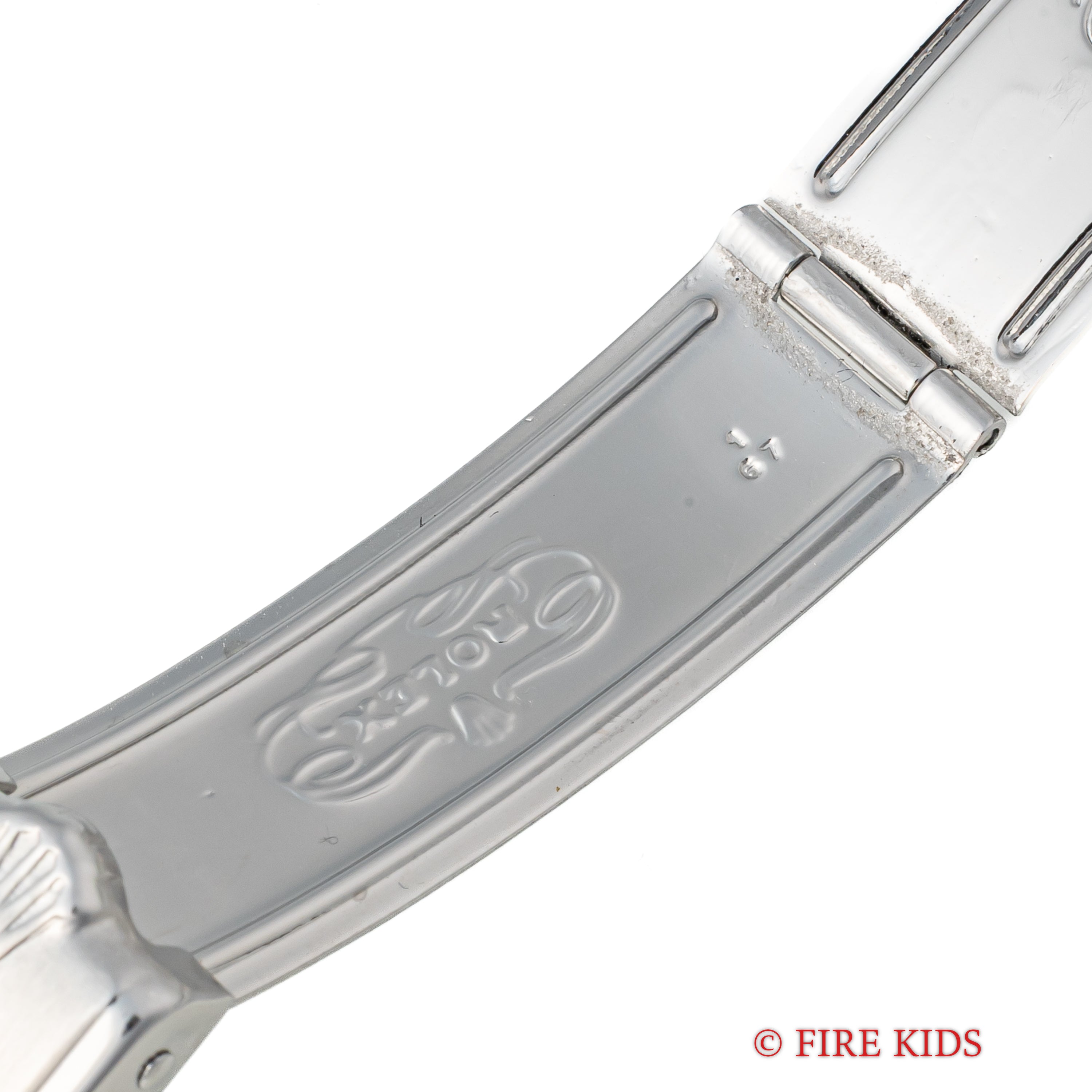 ロレックス オイスターデイト 1966年製 Ref.6694 手巻 ブラックギルトダイヤル ドーム風防 純正リベット