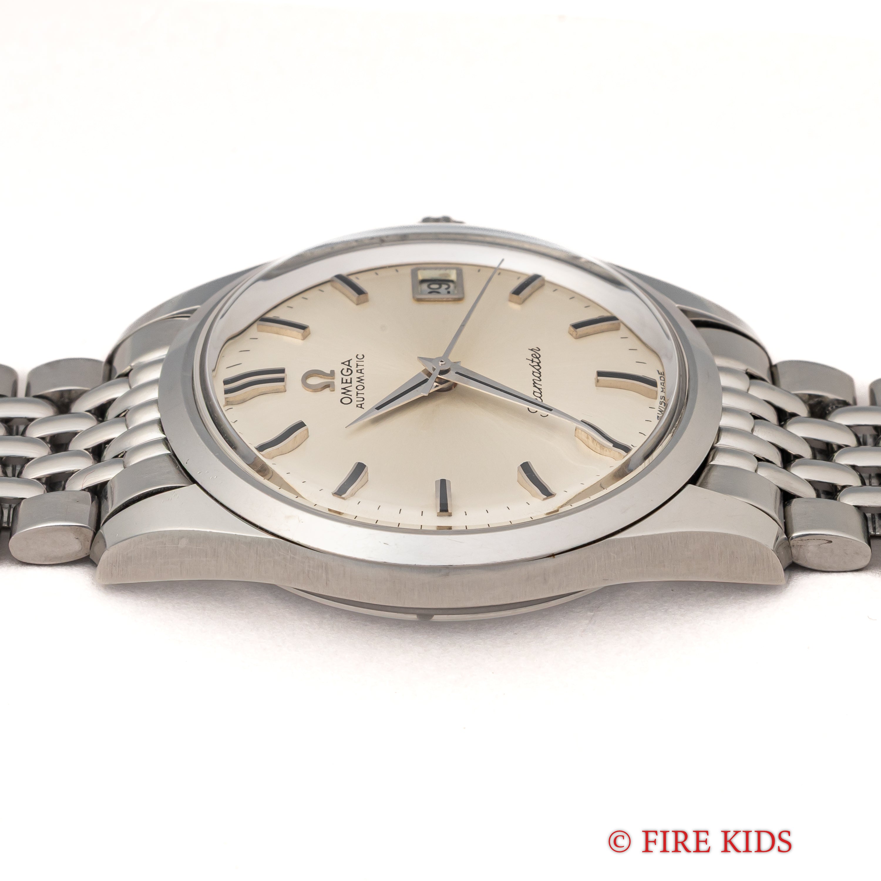 オメガ シーマスター 自動巻き 1968年製 Ref.166010 67 SCシルバーダイヤル 純正ライスブレス