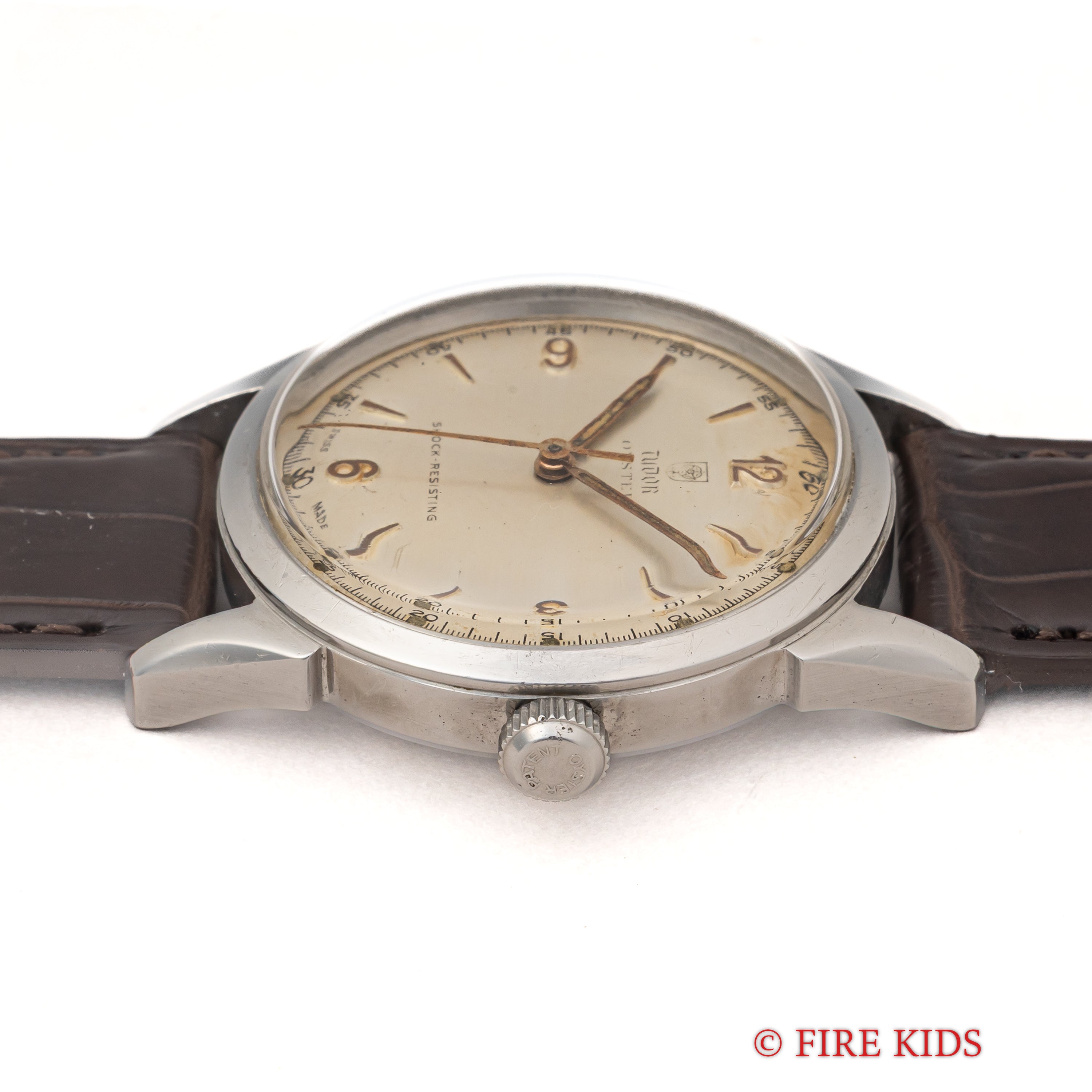 チューダー 盾薔薇オイスター 1950年代製 手巻き 飛びアラビアダイヤル