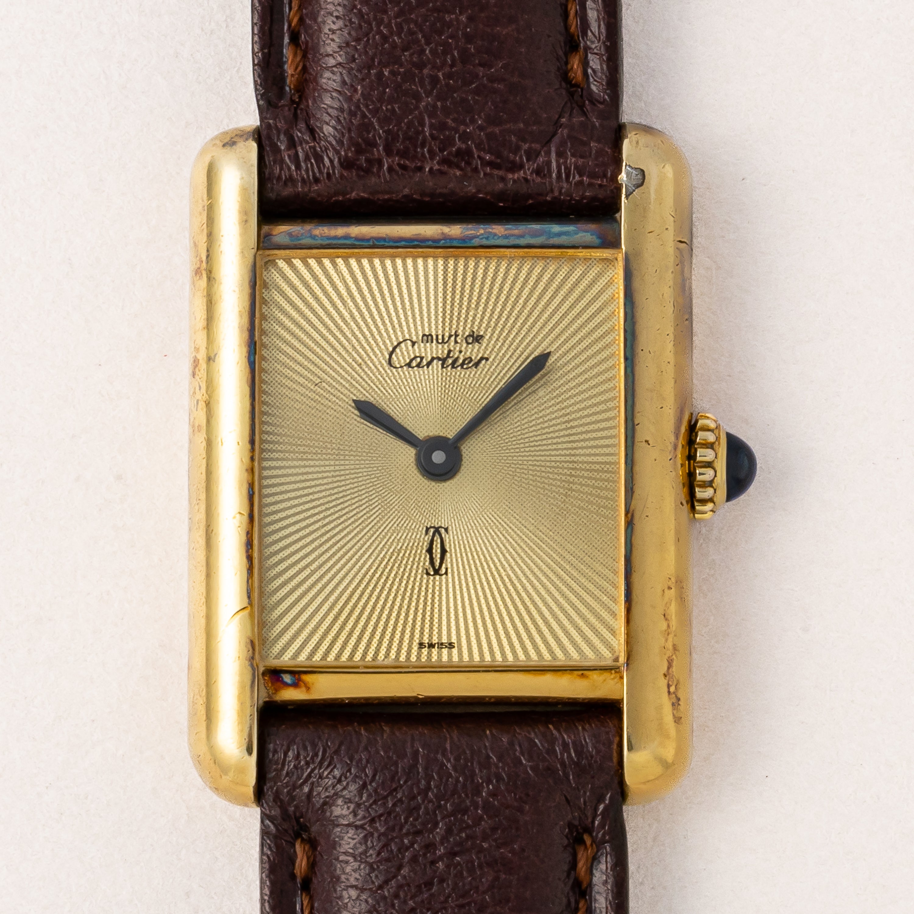 カルティエ マストタンク SMサイズ 1980年代製 手巻き
