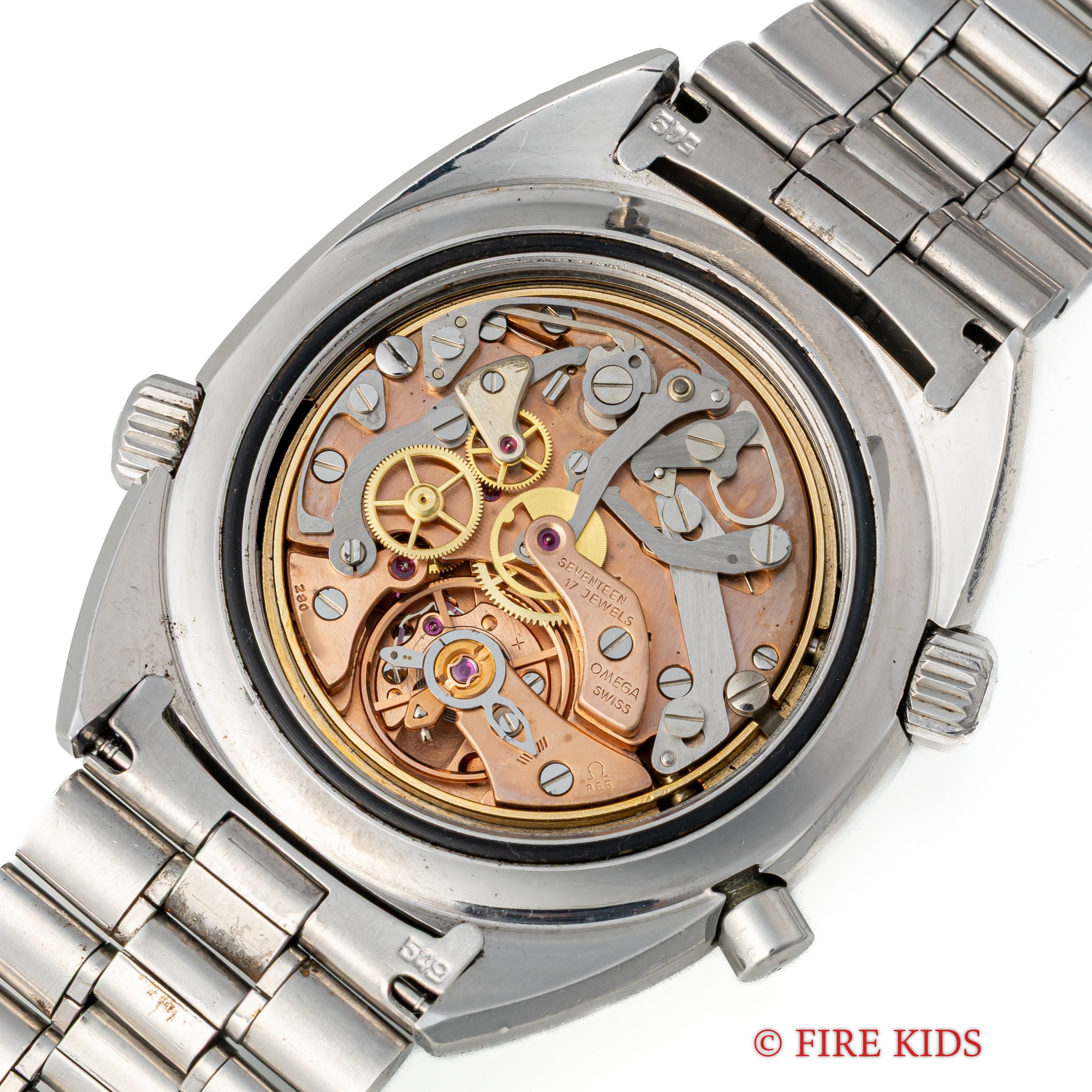 オメガ クロノストップ 手巻き Cal.865 1969年製 純正ブレス付き