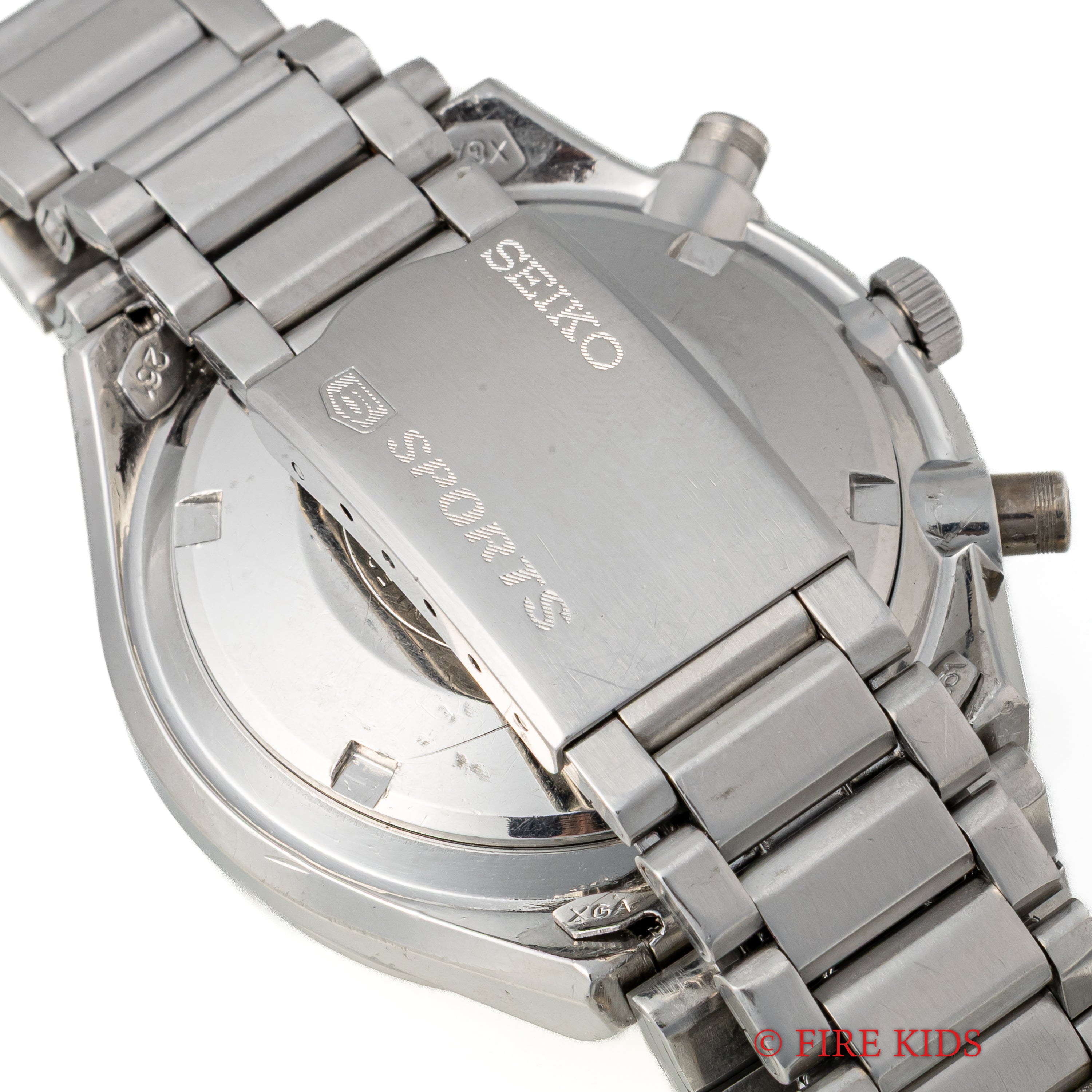 セイコー スピードタイマー 角目 1975年製 クロノグラフ Ref.6138-0030 純正ブレス付き