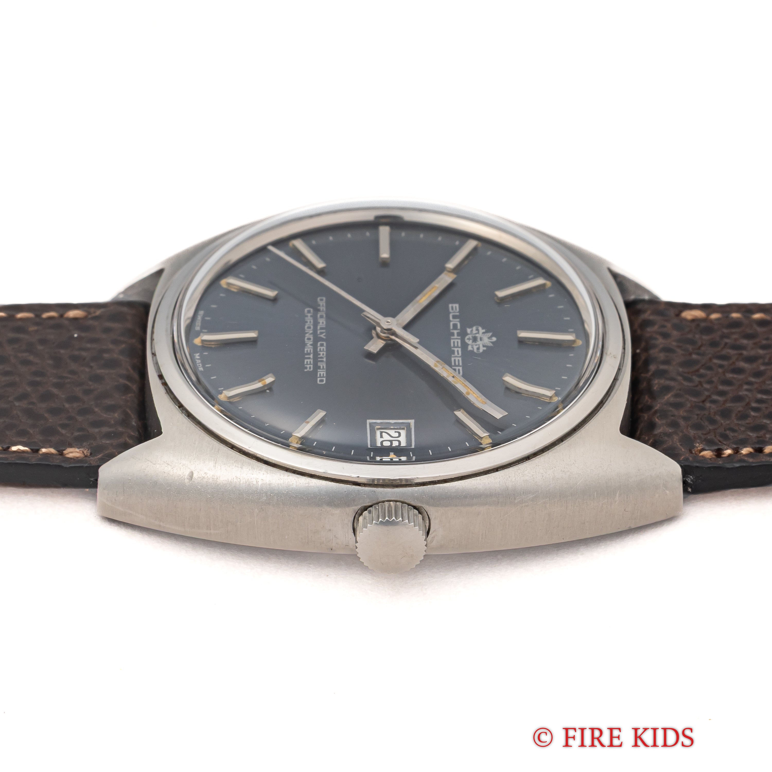 ブッフェラー クロノメーター トノーケース オートマチック 1970年代