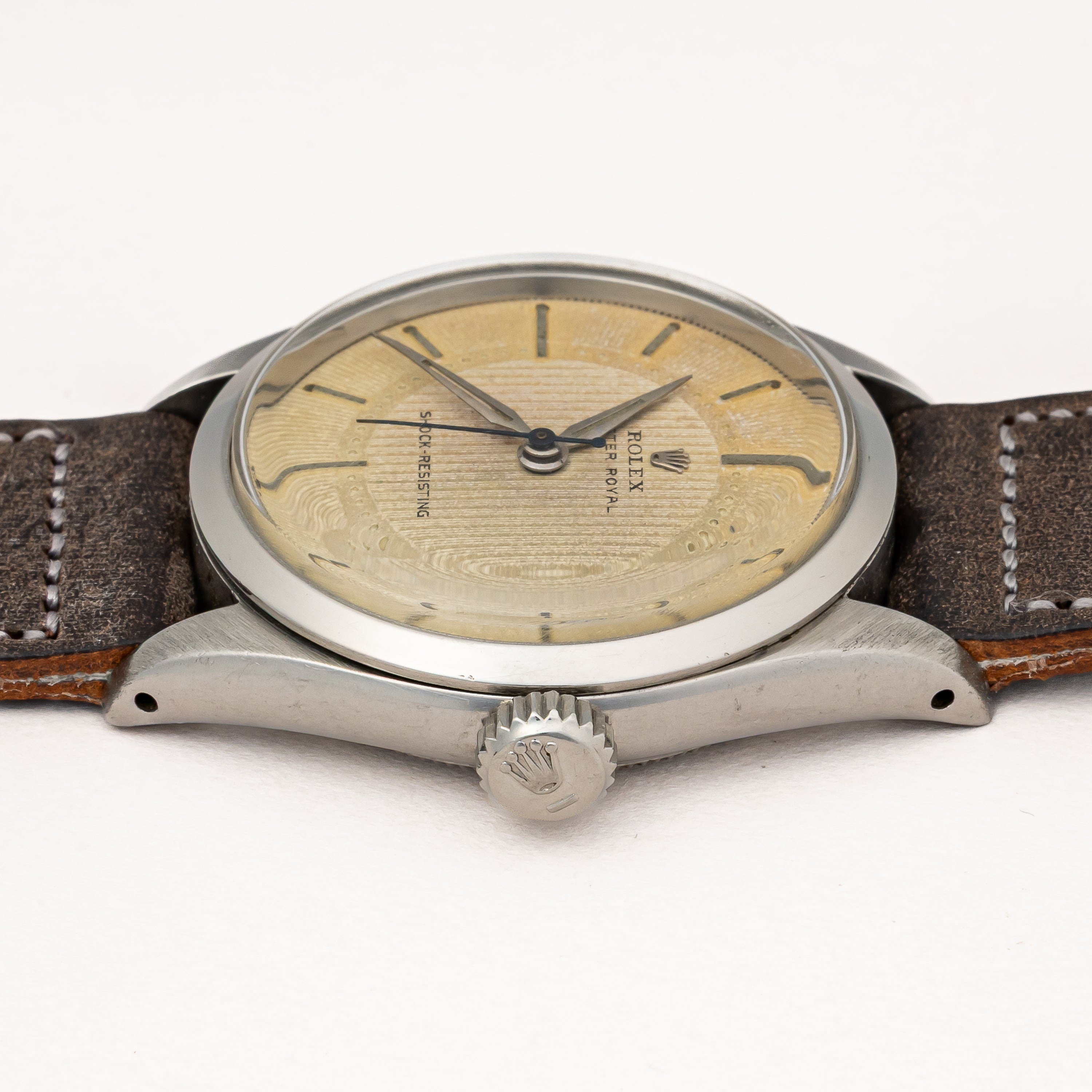 ロレックス オイスター ローヤル 1957年製 Ref.6444 手巻き ツートンギョウシェダイヤル