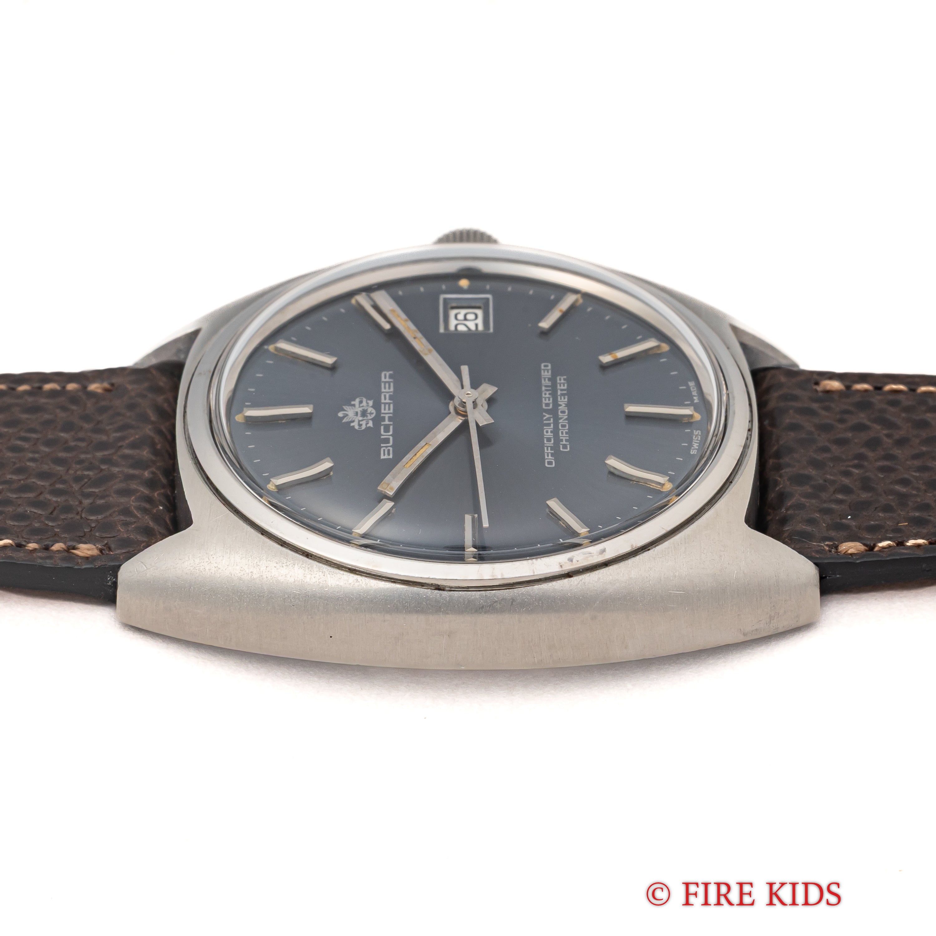 ブッフェラー クロノメーター トノーケース オートマチック 1970年代