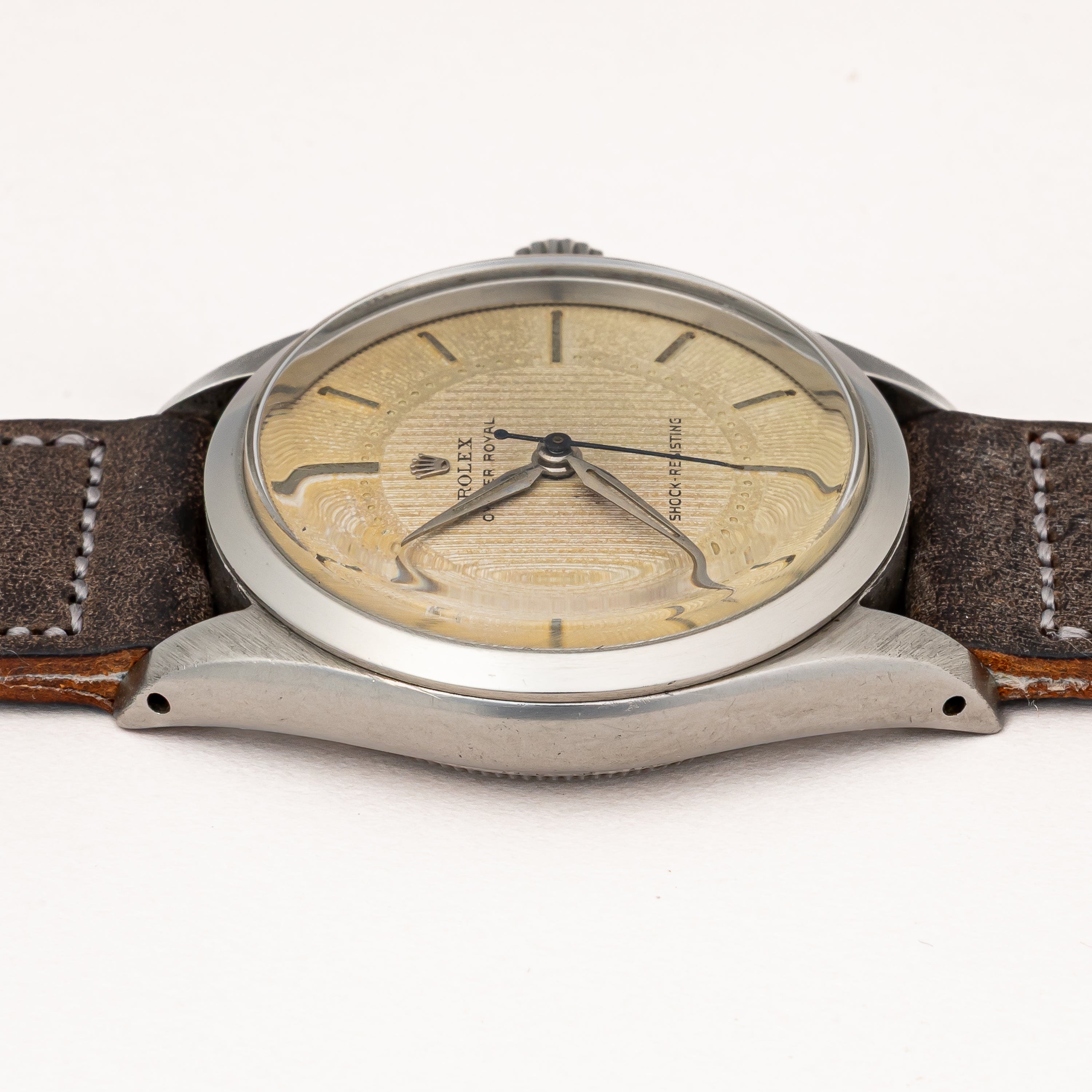 ロレックス オイスター ローヤル 1957年製 Ref.6444 手巻き ツートンギョウシェダイヤル