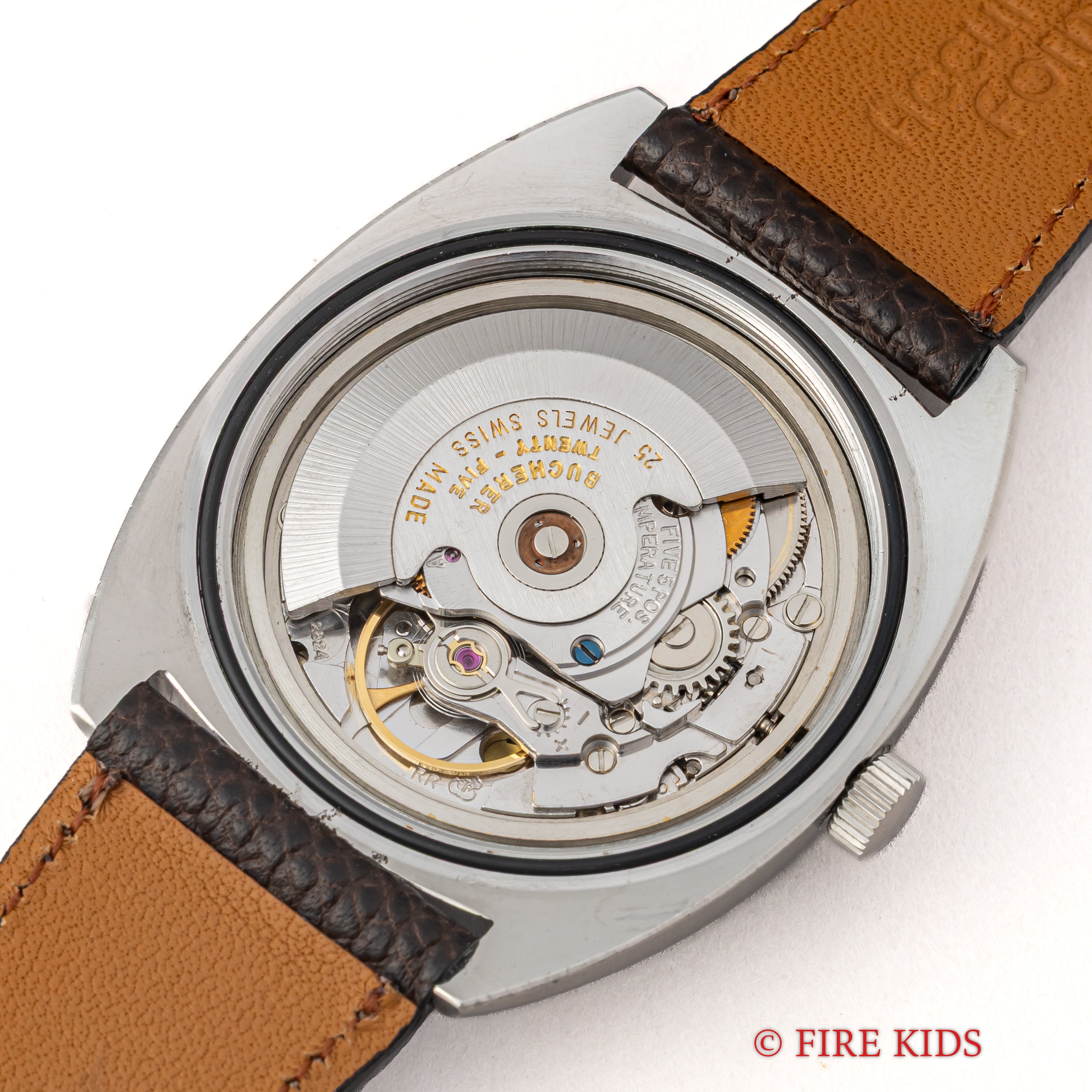 ブッフェラー クロノメーター トノーケース オートマチック 1970年代