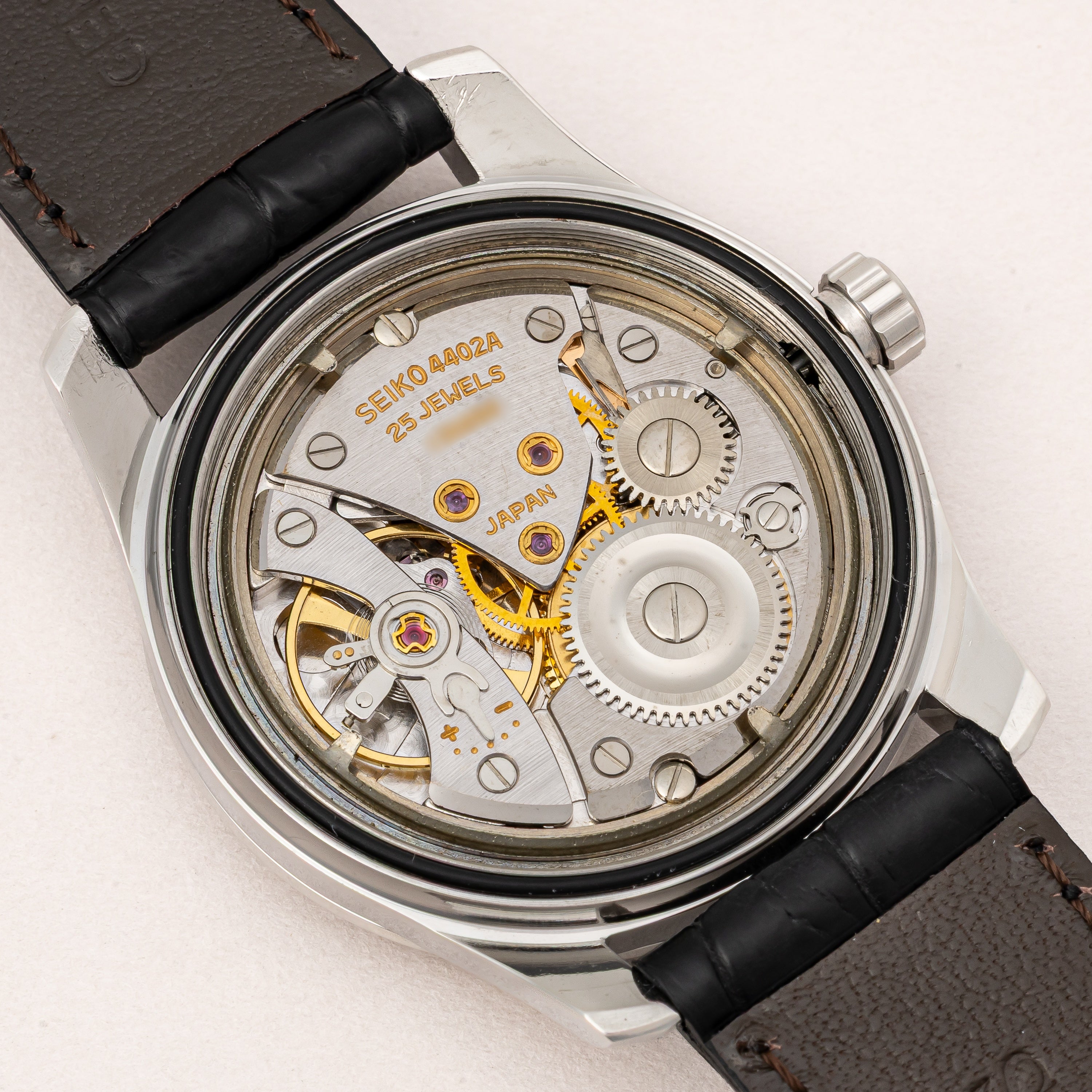 キングセイコー 1966年製 Ref.4402-8000 44KS前期型盾メダリオン シルバーダイヤル ロービート手巻き