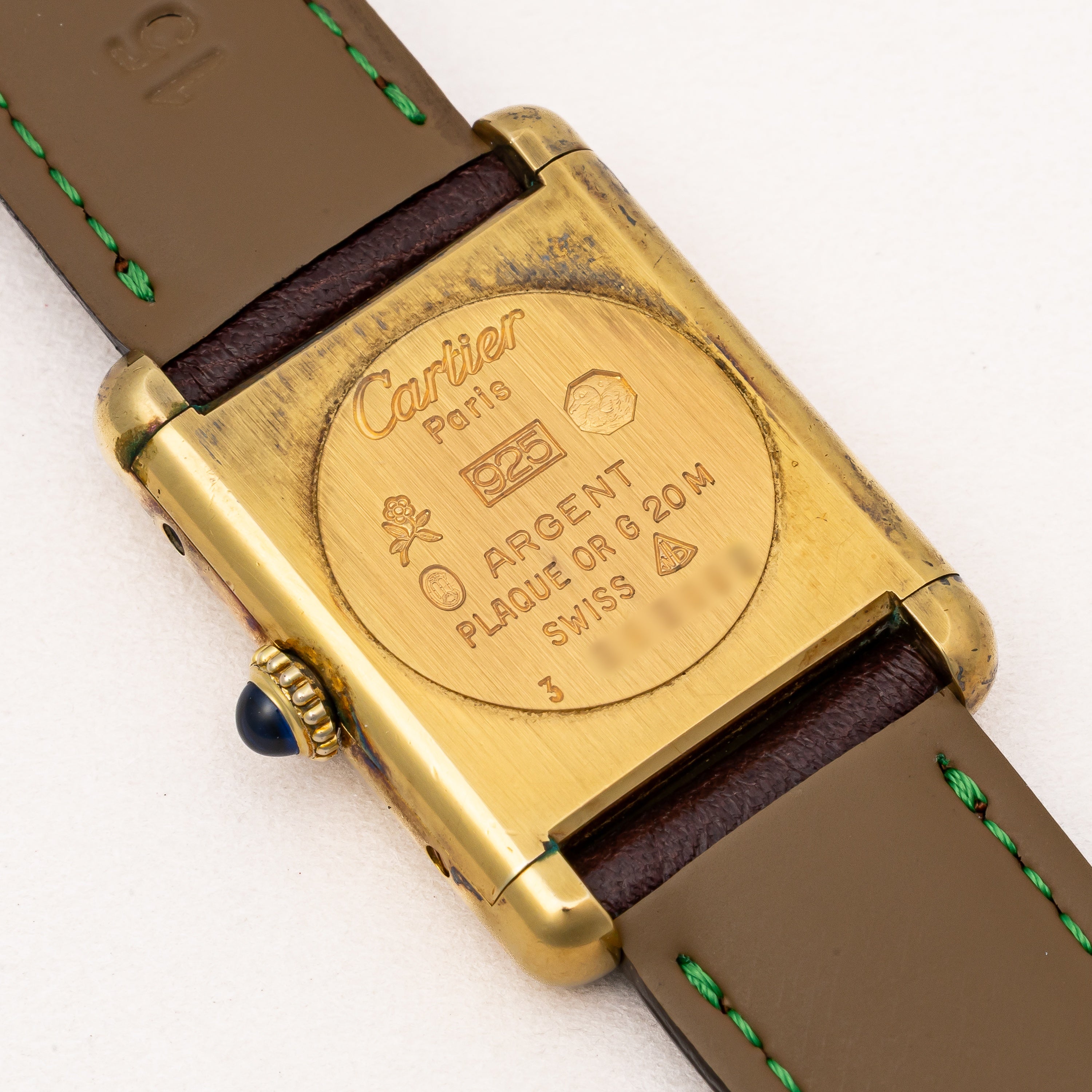 カルティエ マストタンク SMサイズ 1980年代製 手巻き