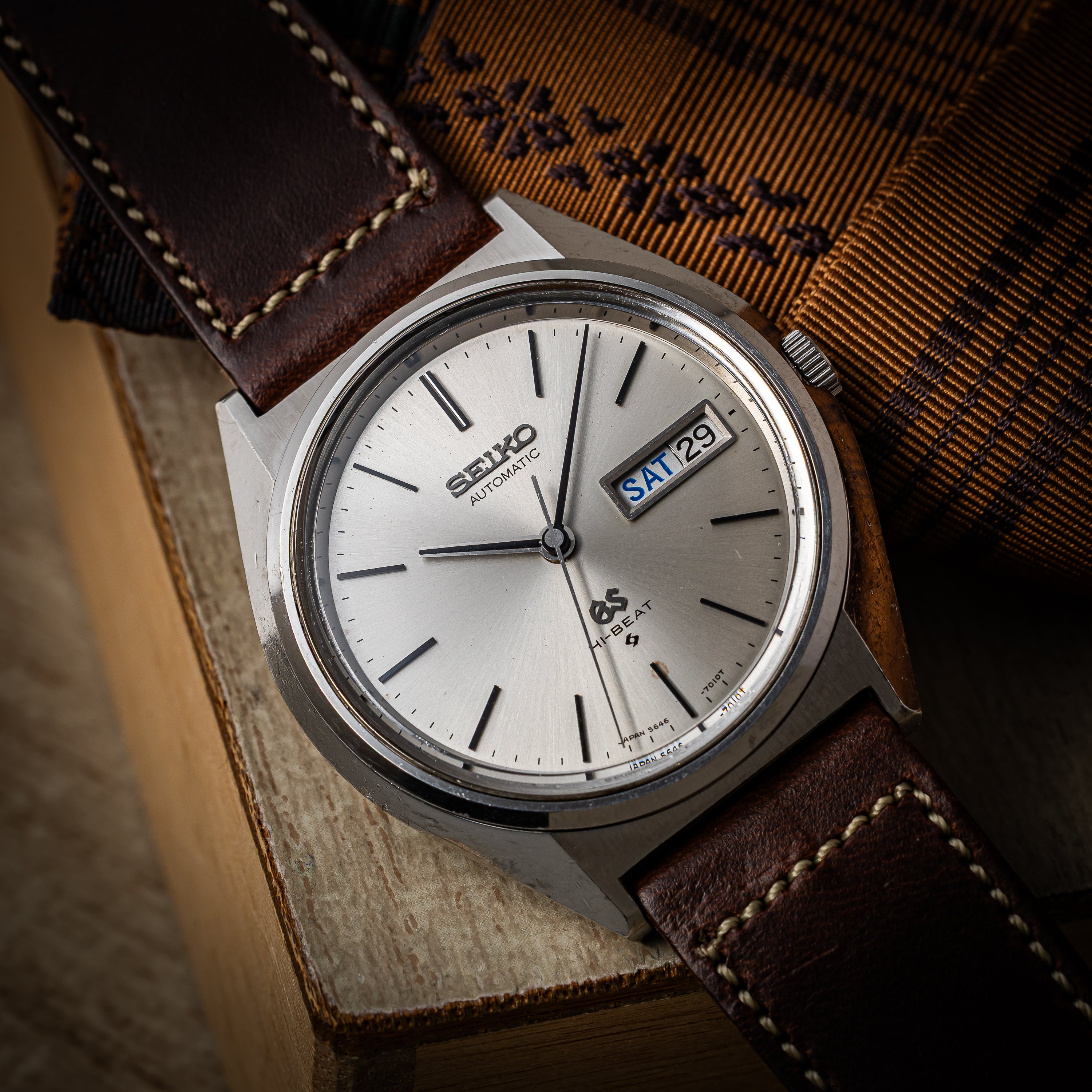 グランドセイコー 1971年製 Ref.5646-7010 56GS デイデイト ハイビート自動巻き