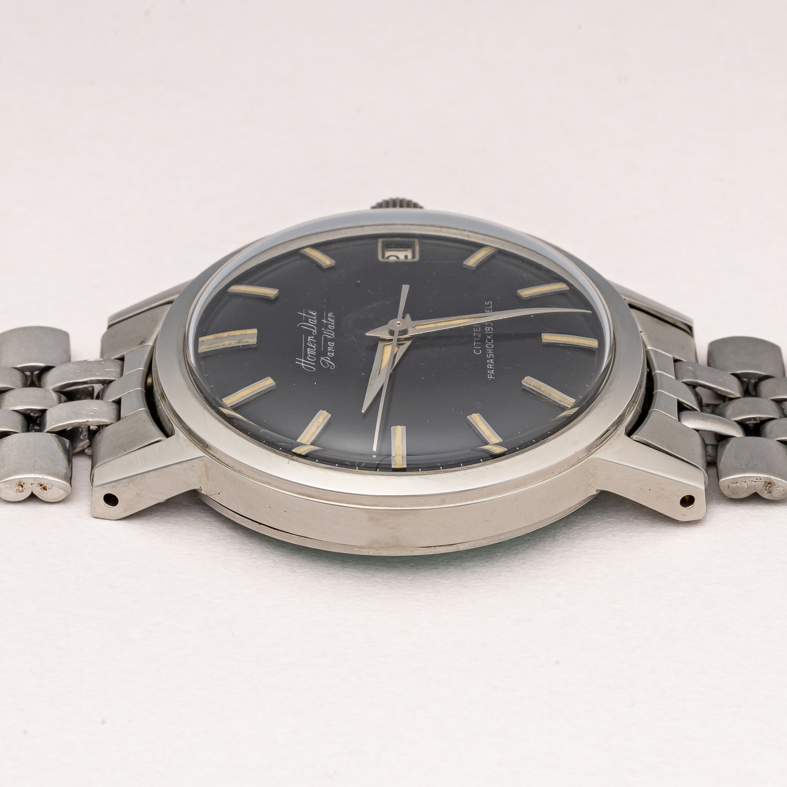 シチズン ホーマーデイト 1962年製 Ref.HD5130801 ブラックダイヤル 箱付き