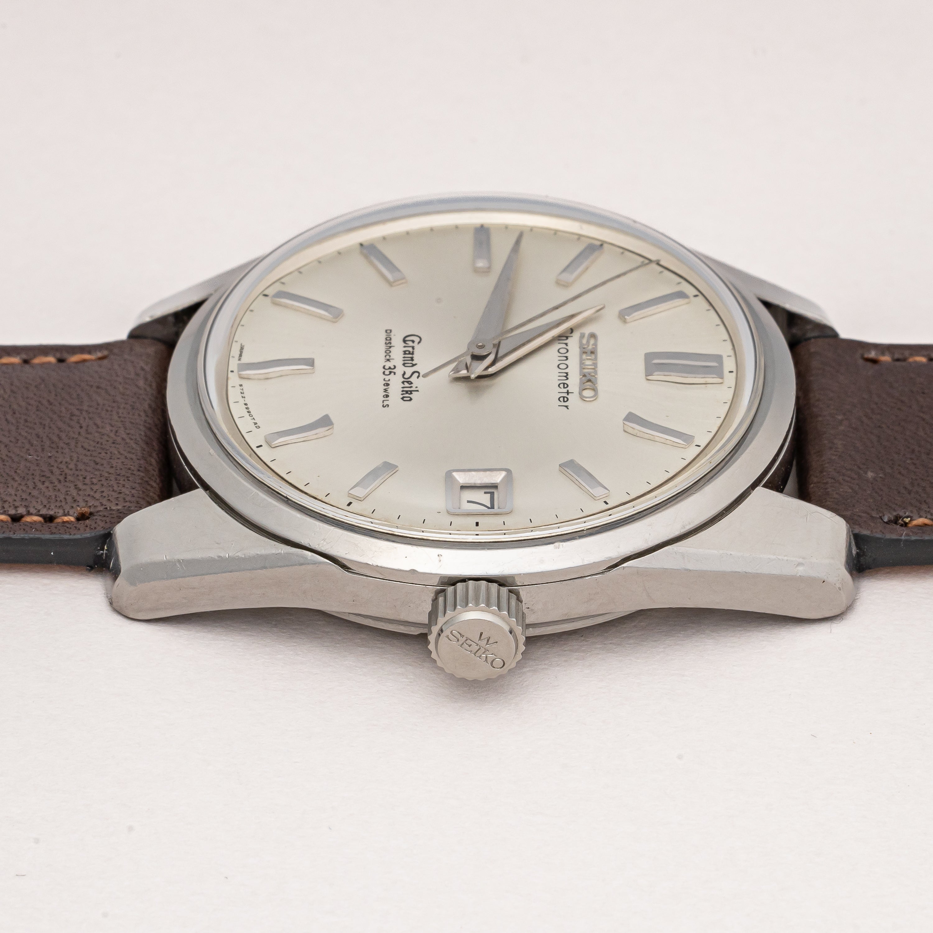 グランドセイコー セルフデーター 2nd前期 1965年製 Ref.5722-9990 57GS クロノメーター ライオンメダル