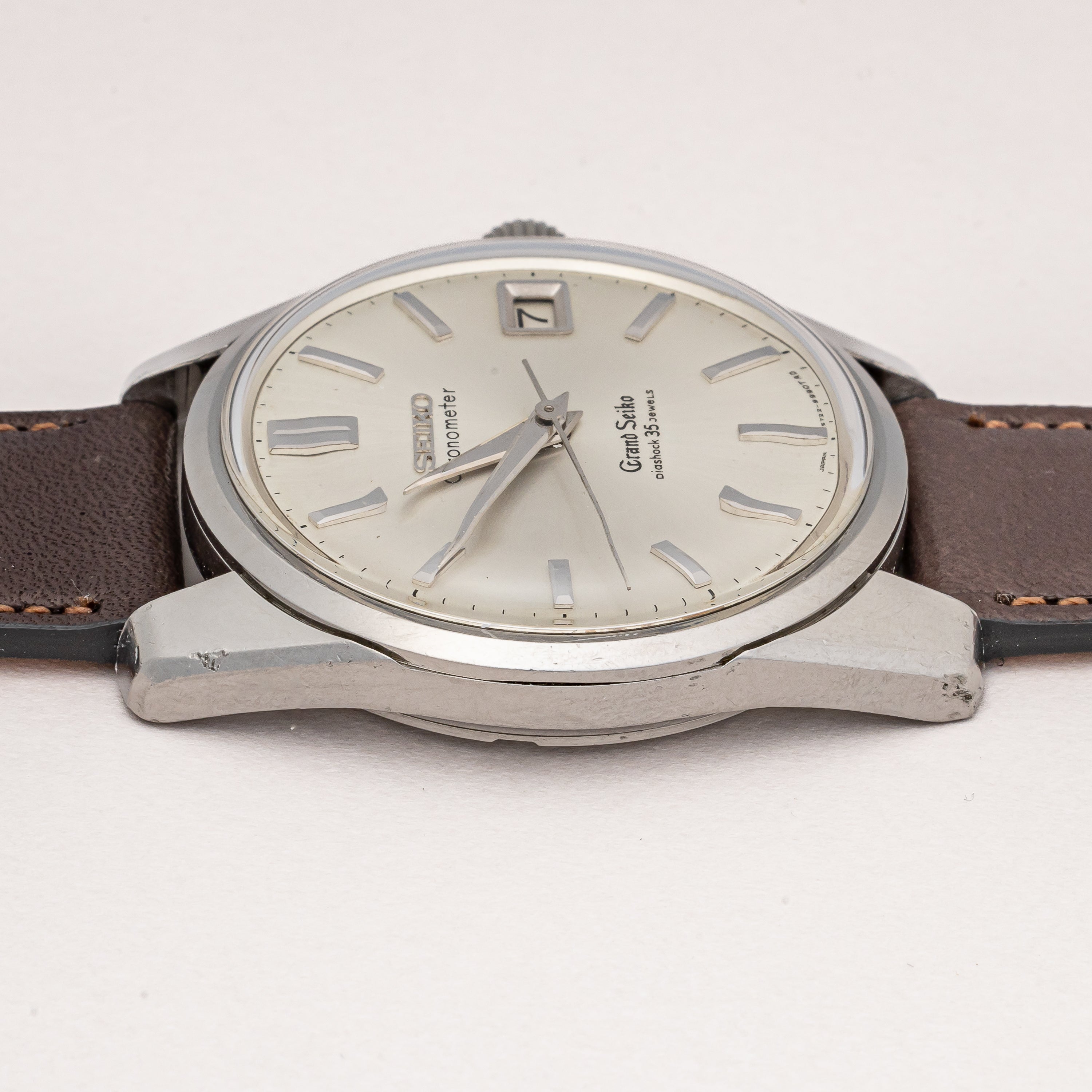 グランドセイコー セルフデーター 2nd前期 1965年製 Ref.5722-9990 57GS クロノメーター ライオンメダル